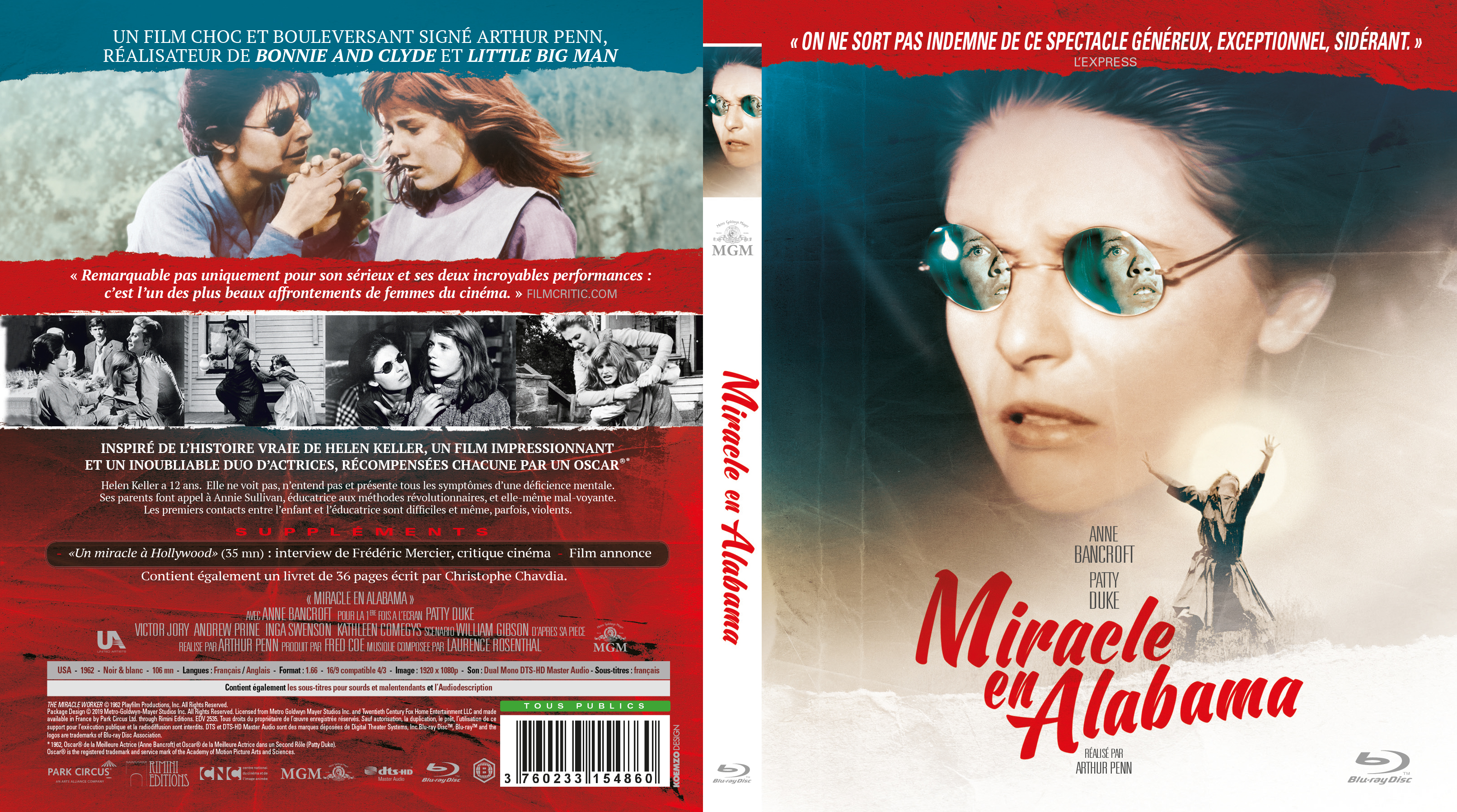 Jaquette DVD Miracle en Alabama (BLU-RAY)