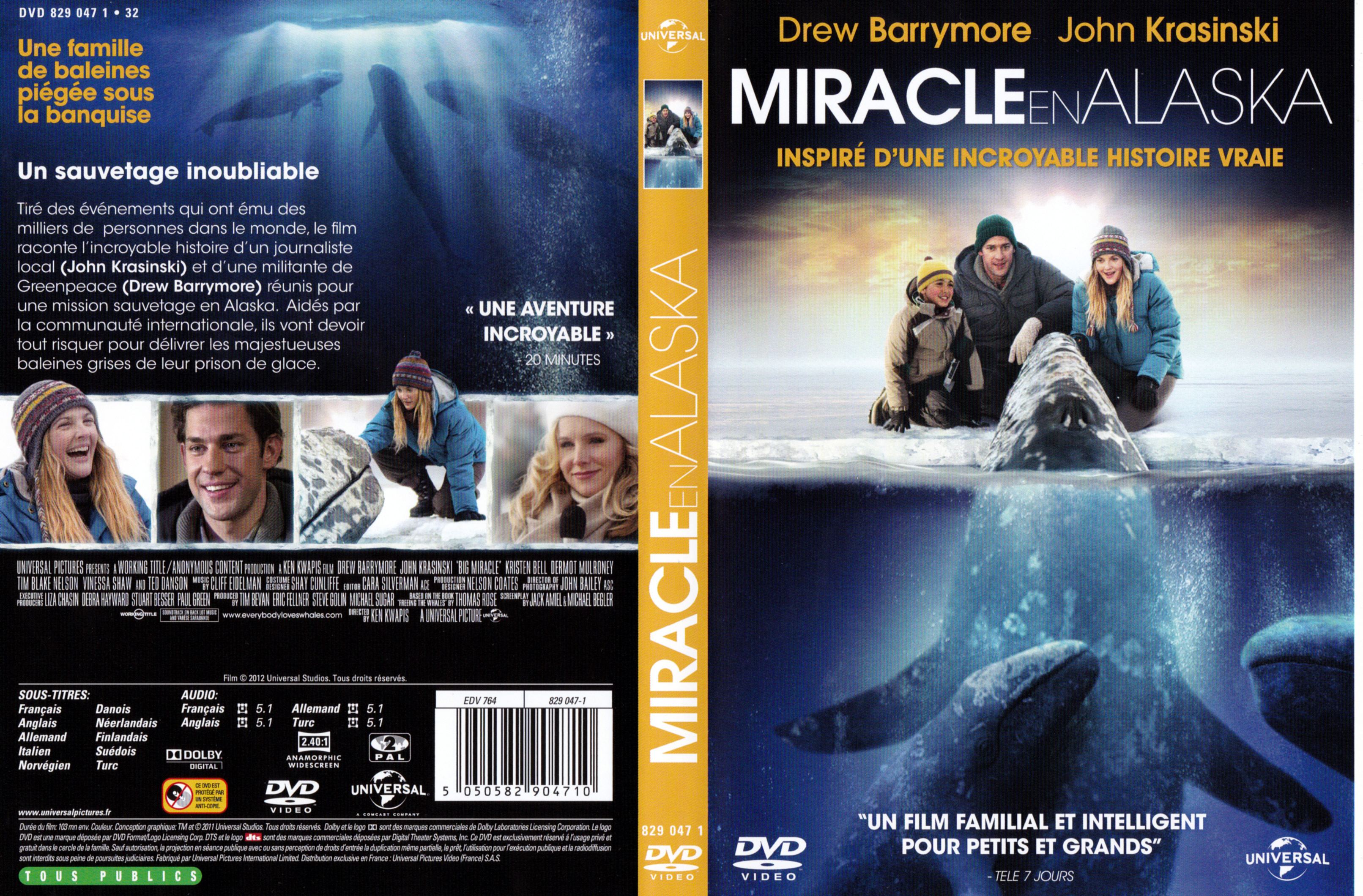 Jaquette DVD Miracle en Alaska