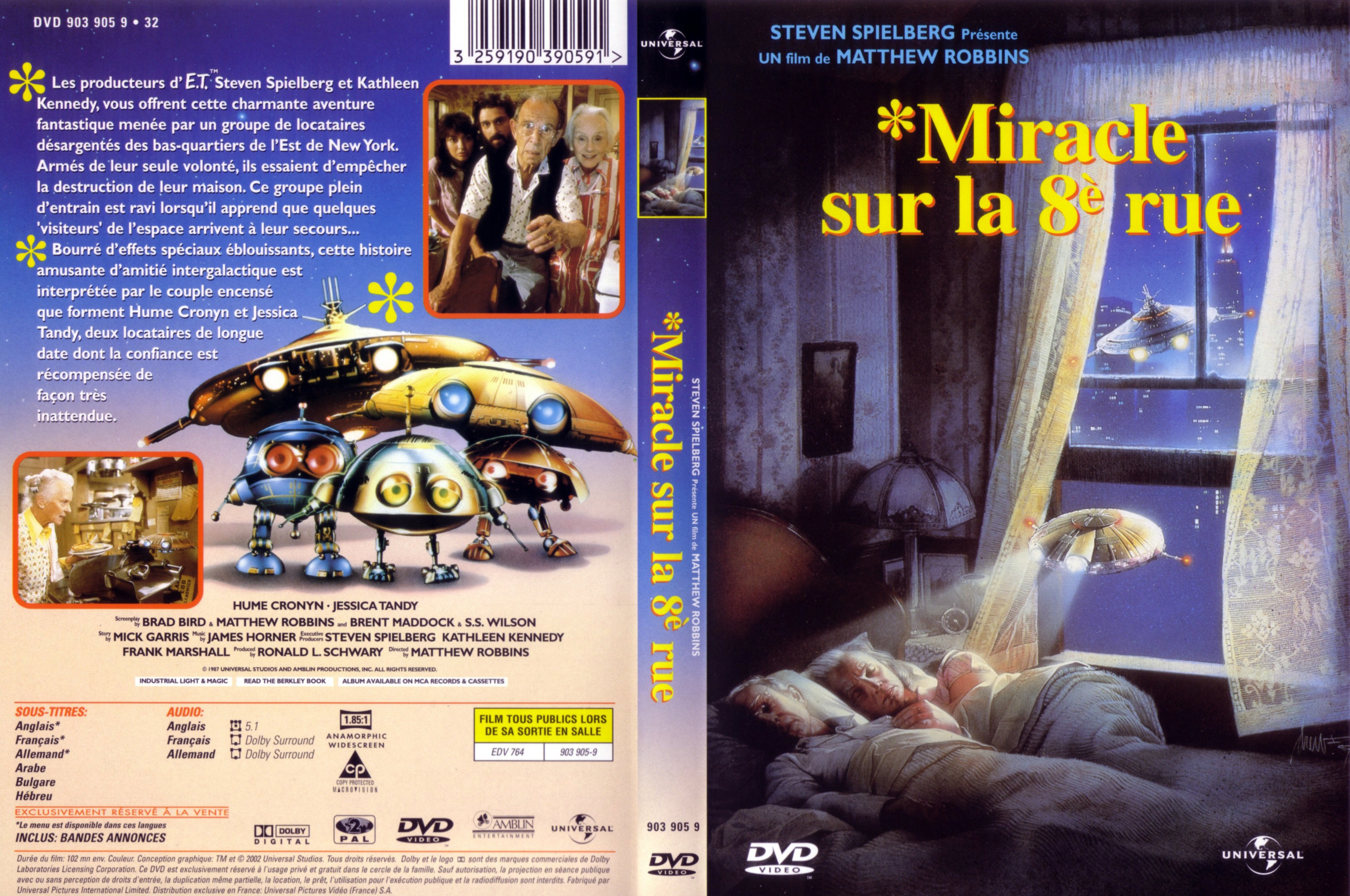 Jaquette DVD Miracle sur la 8me rue