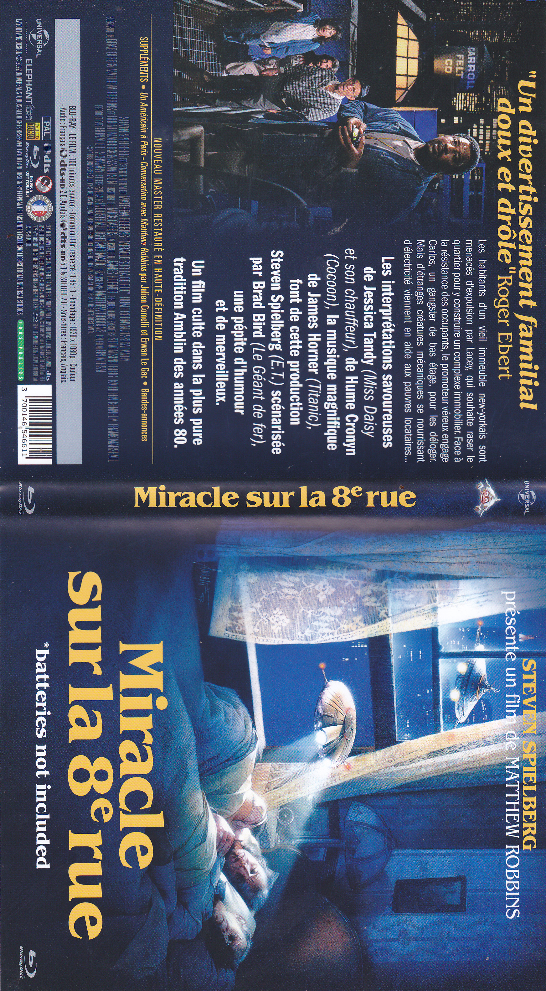 Jaquette DVD Miracle sur la 8me rue (BLU-RAY)