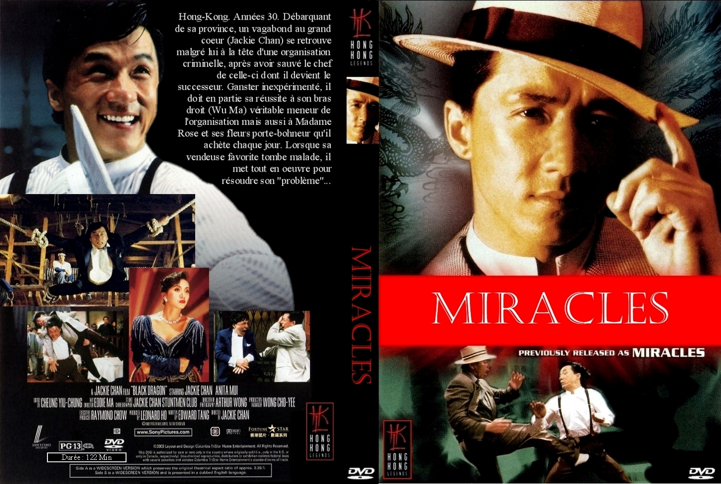 Jaquette DVD Miracles (Jackie Chan)