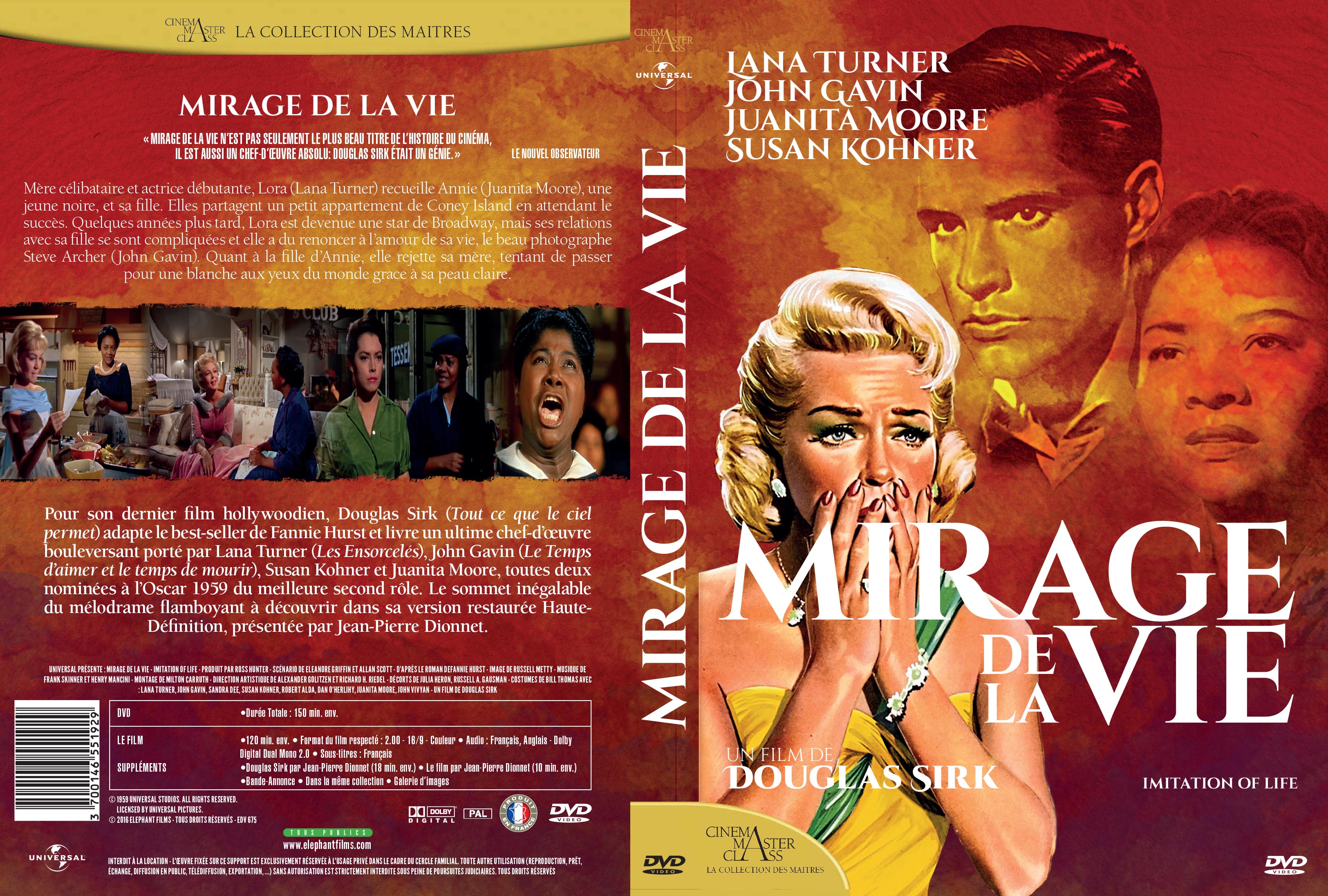 Jaquette DVD Mirage de la vie v2