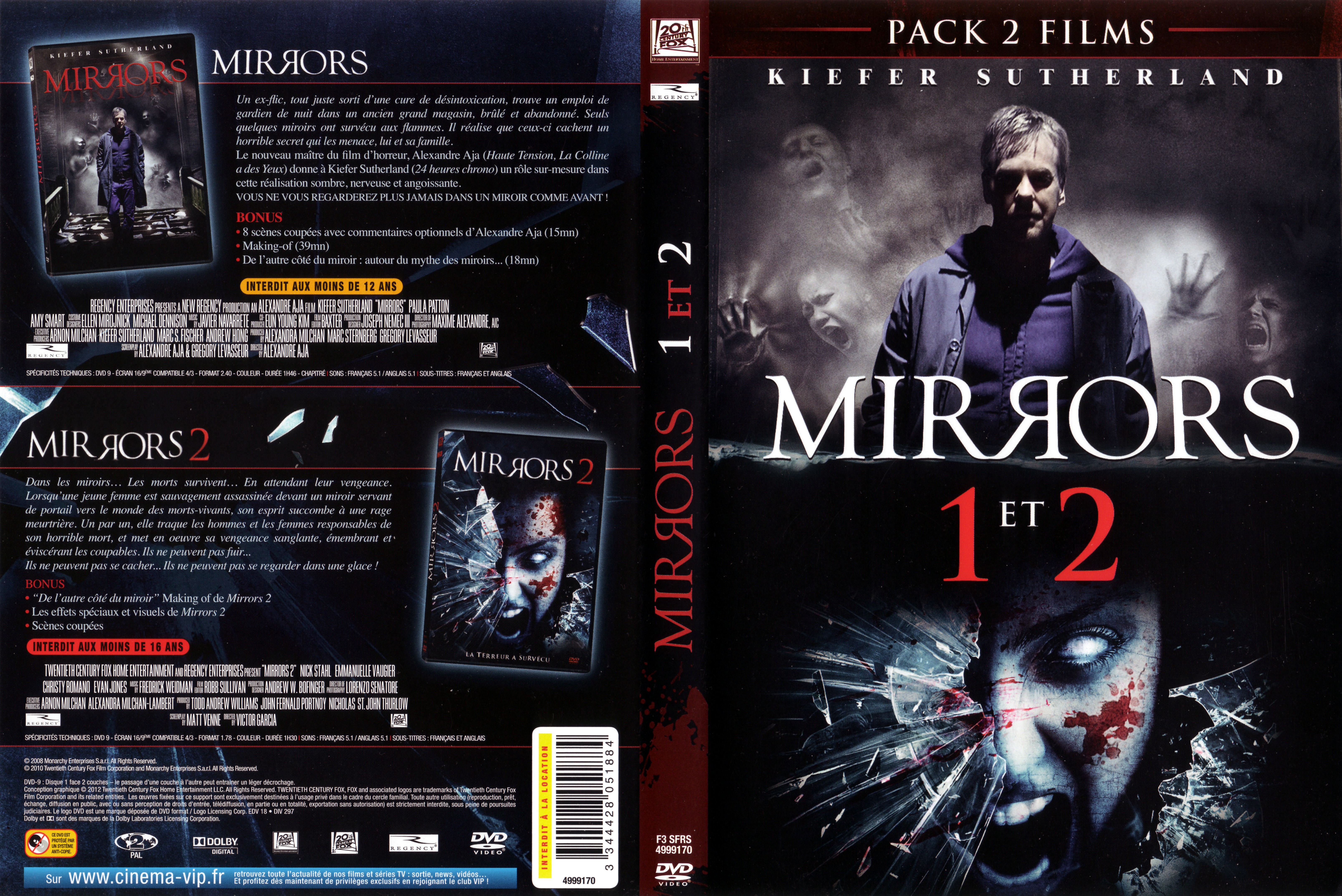 Jaquette DVD Mirrors 1 + 2