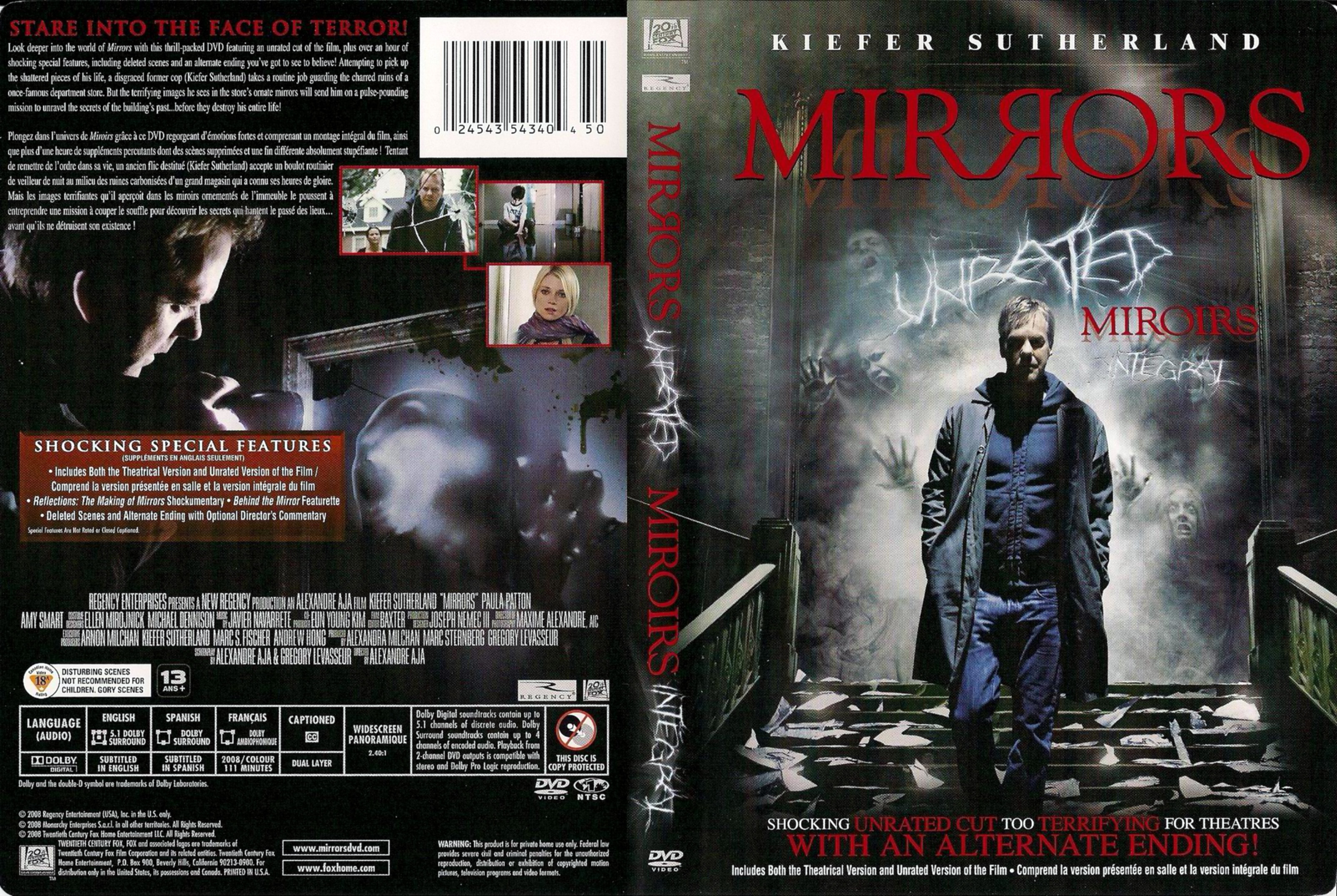 Jaquette DVD Mirrors - Mirroir (Canadienne)