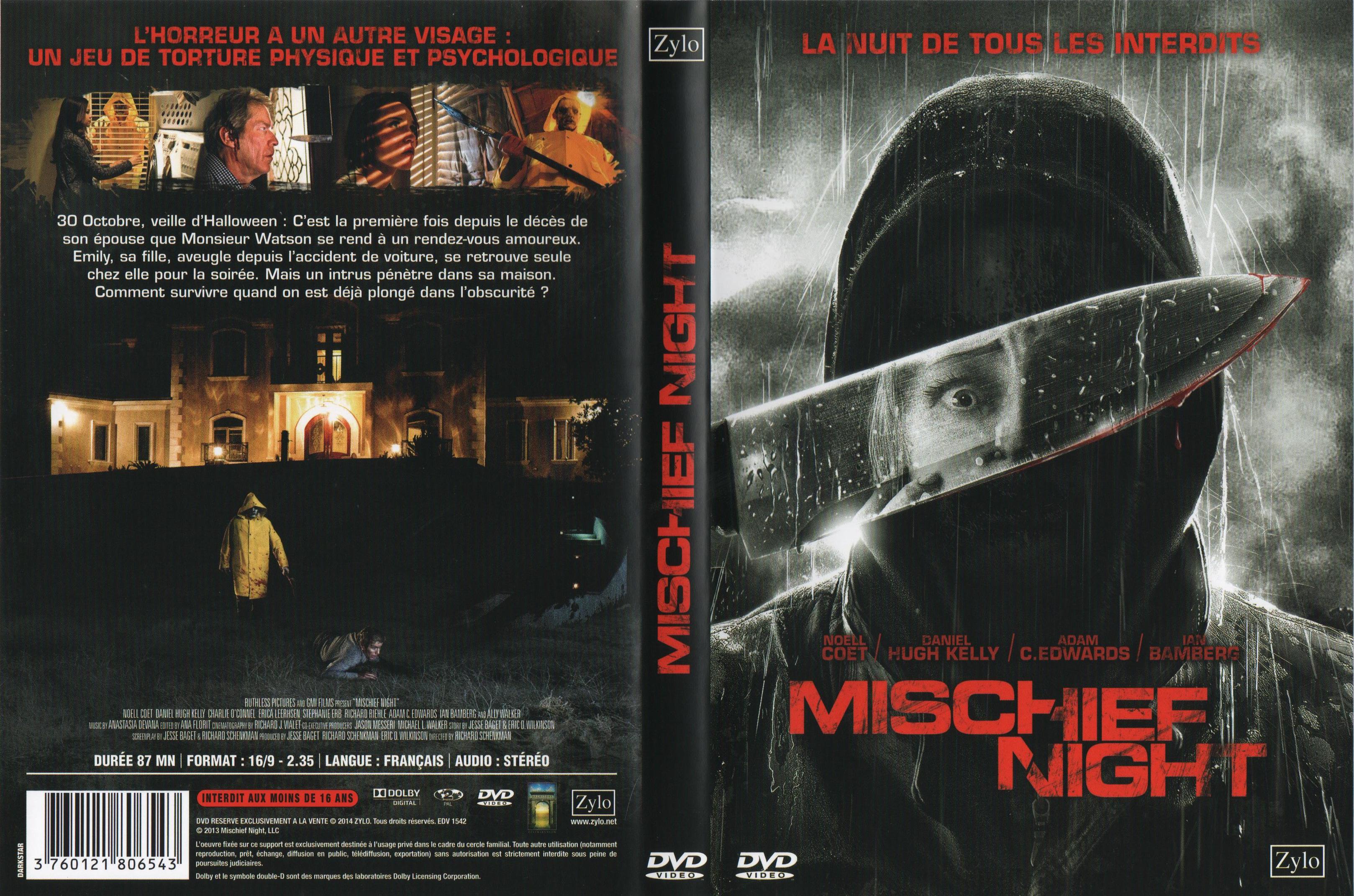 Jaquette DVD Mischief night