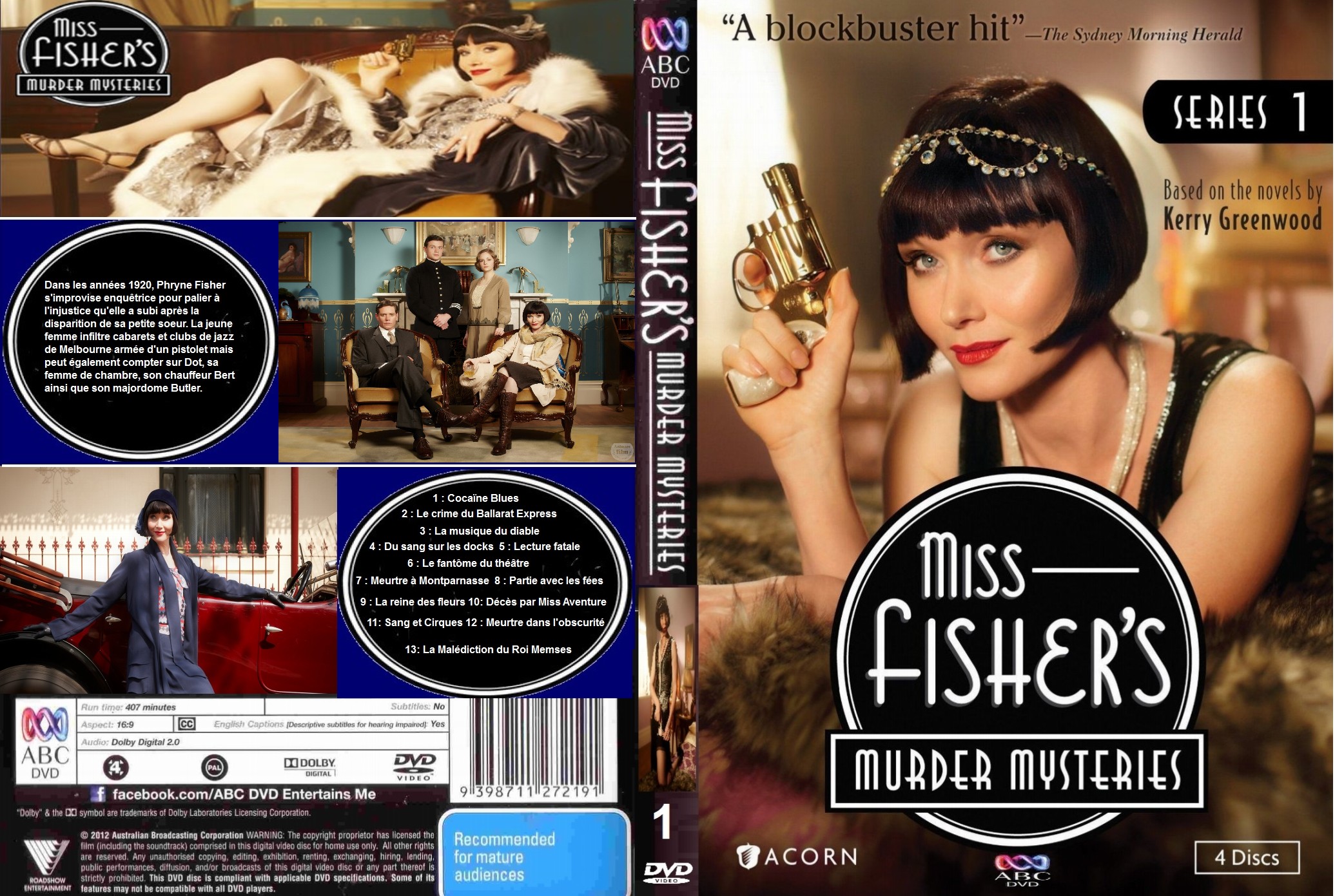 Jaquette DVD Miss Fisher enquete saison 1