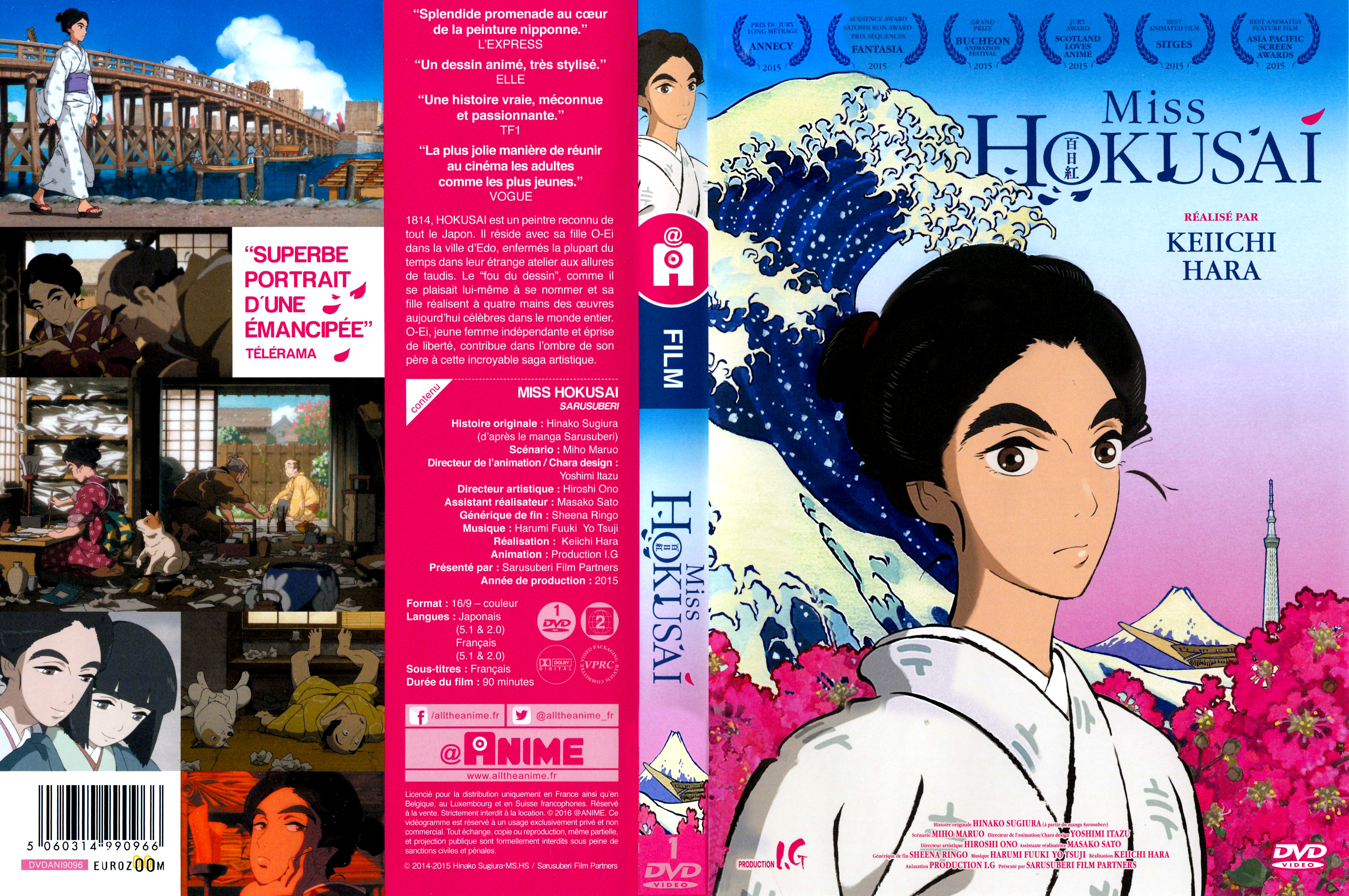 Jaquette DVD Miss Hokusai