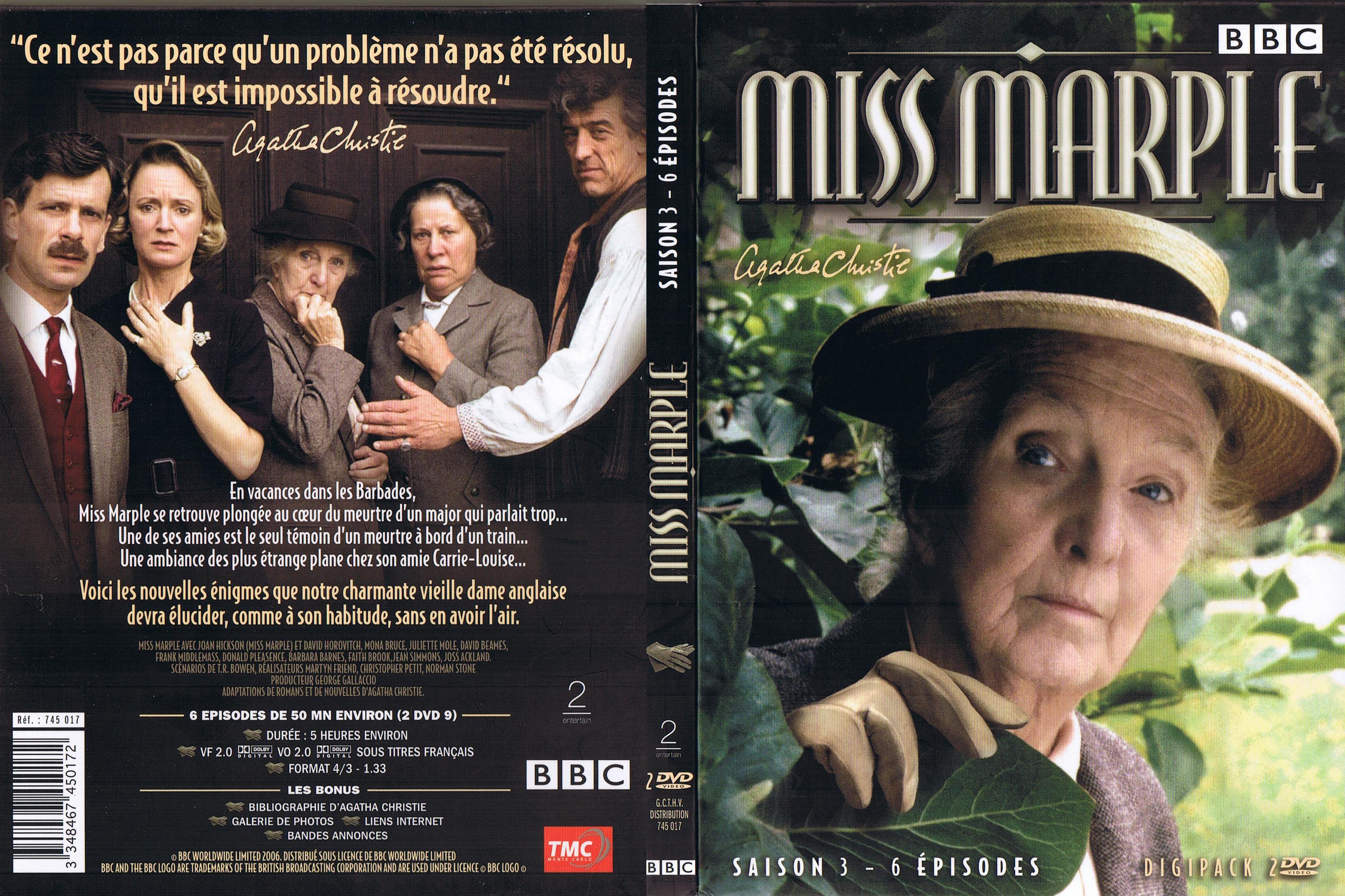 Jaquette DVD Miss Marple Saison 3