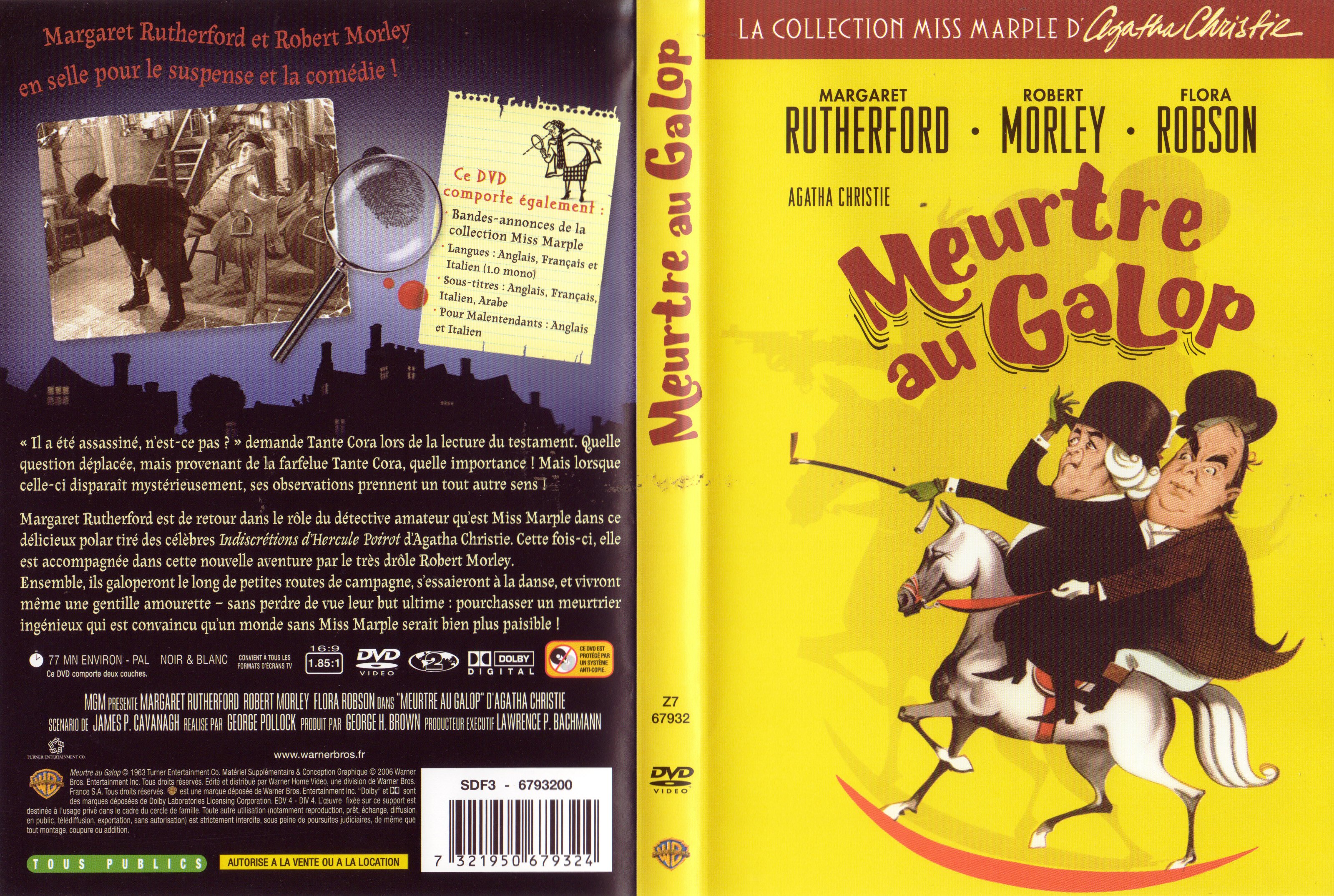 Jaquette DVD Miss Marple - Meurtre au galop