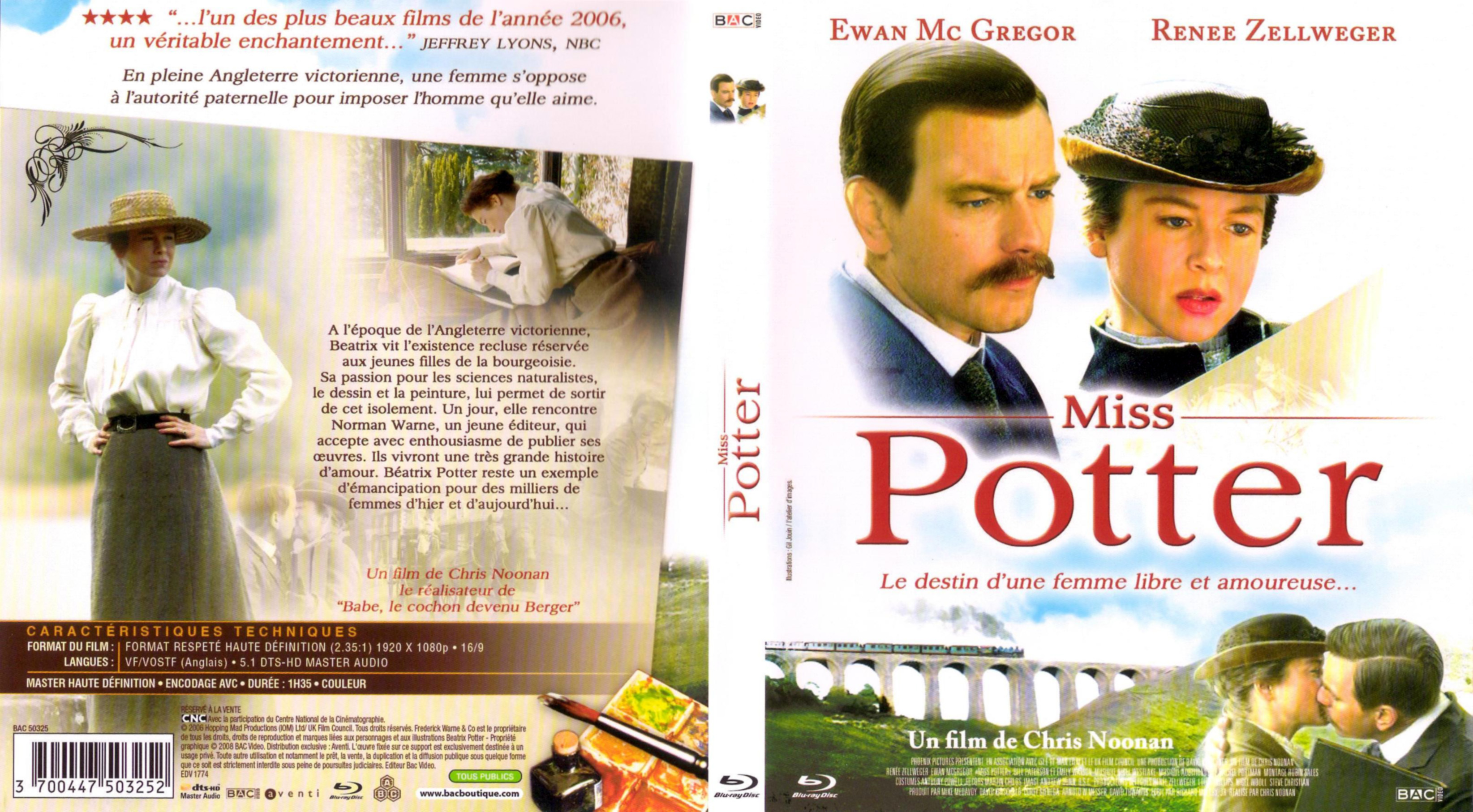Jaquette DVD Miss Potter (BLU-RAY)