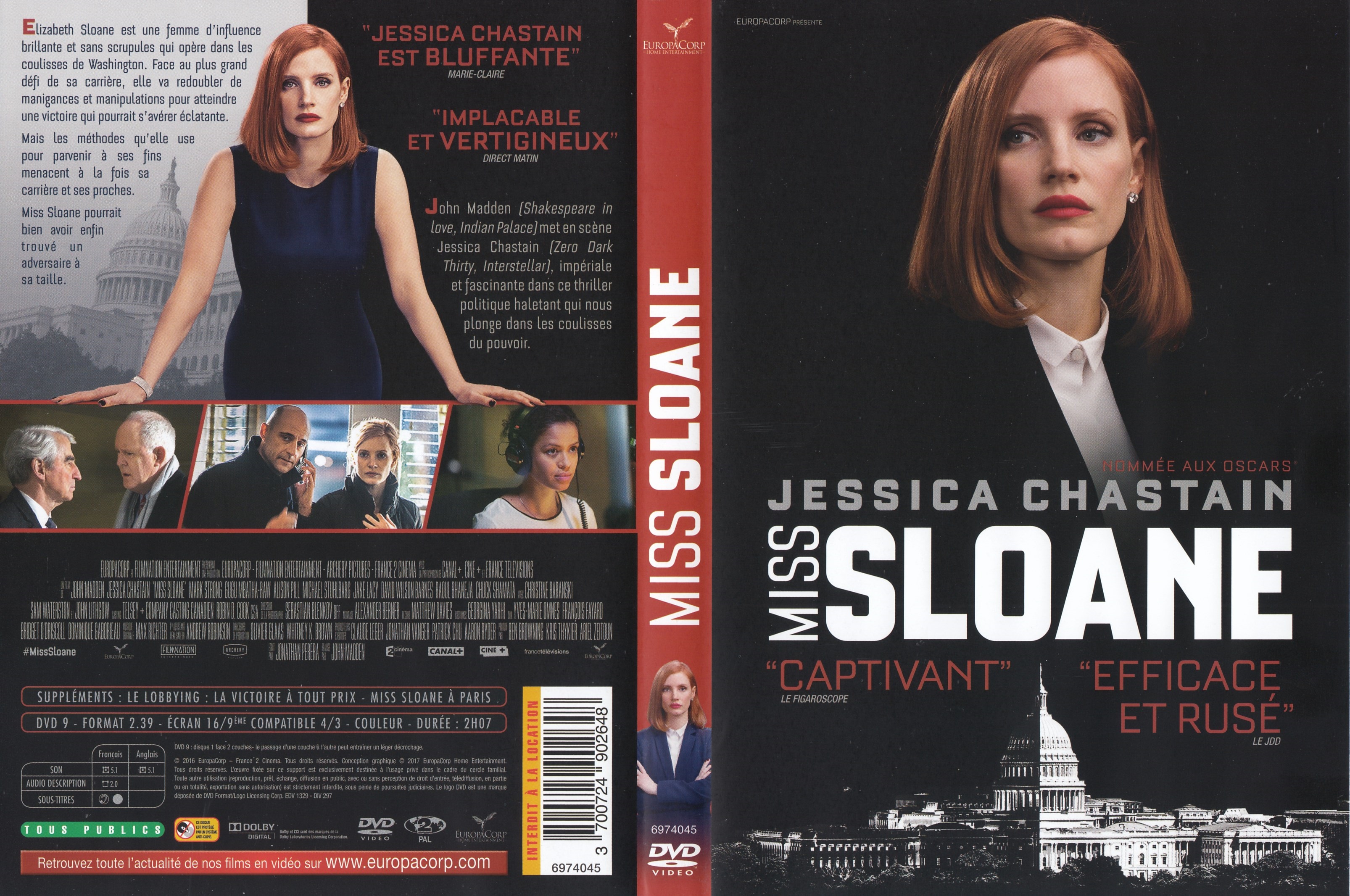 Jaquette DVD Miss Sloane