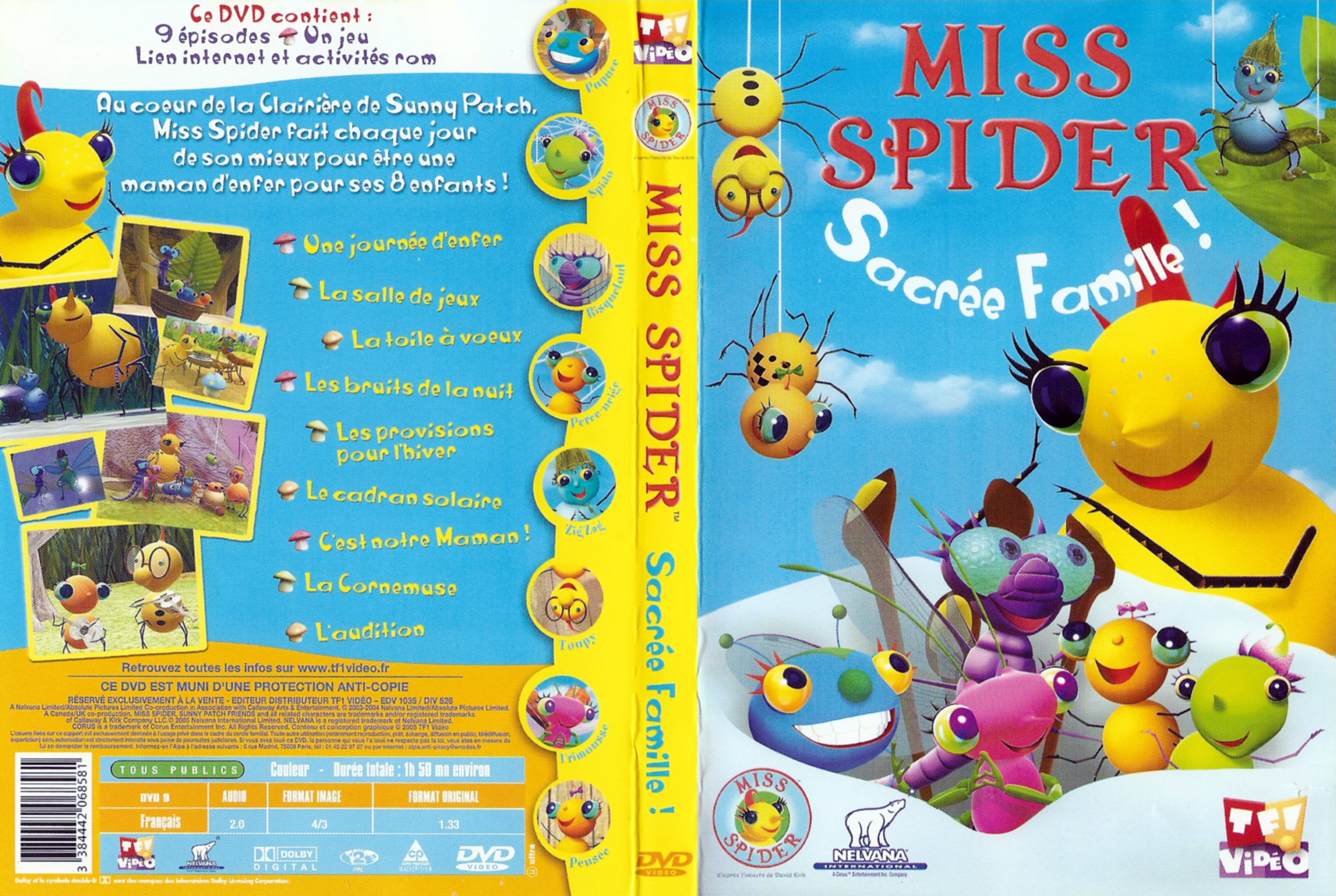 Jaquette DVD Miss Spider - Sacre famille