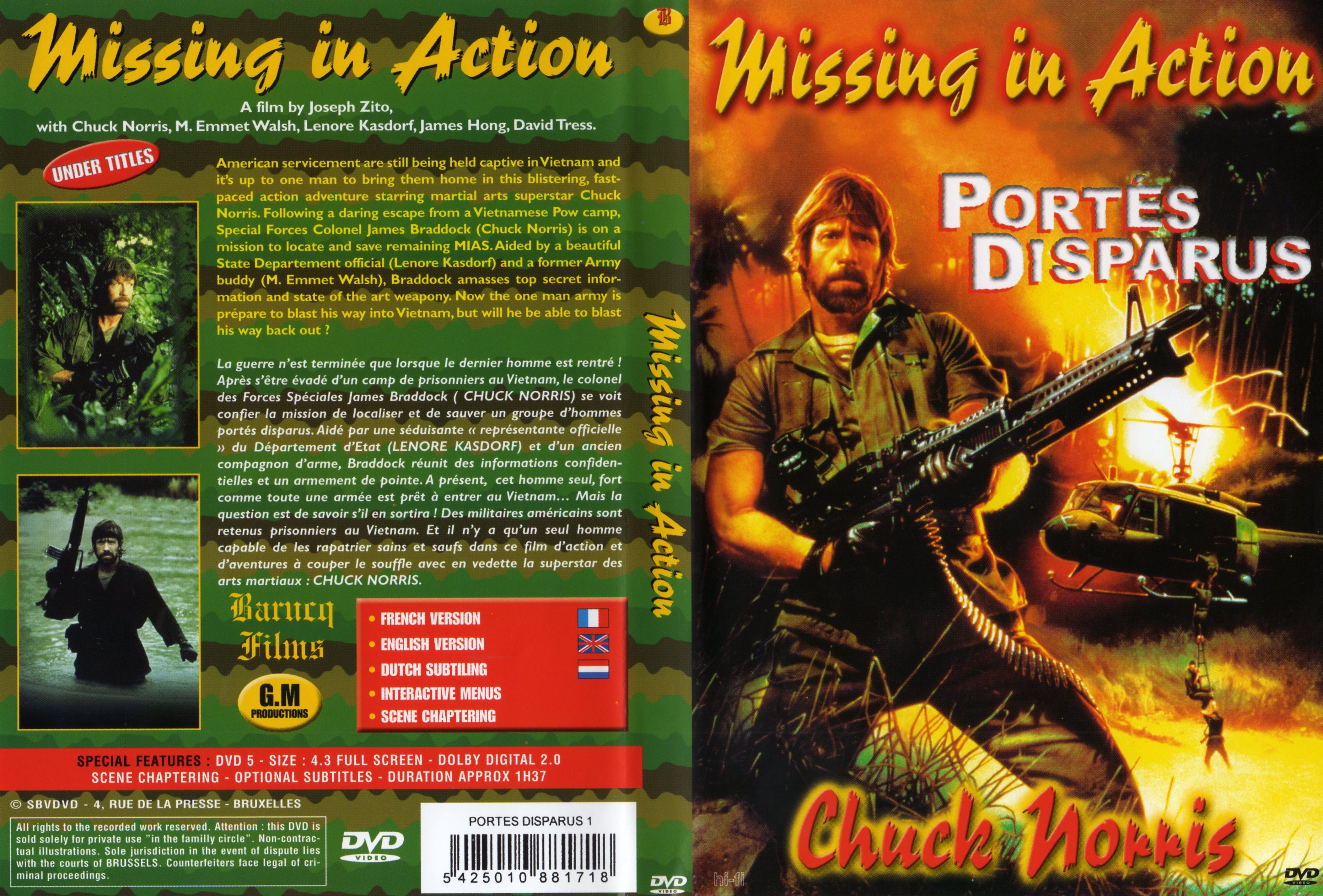 Jaquette DVD Missing in action