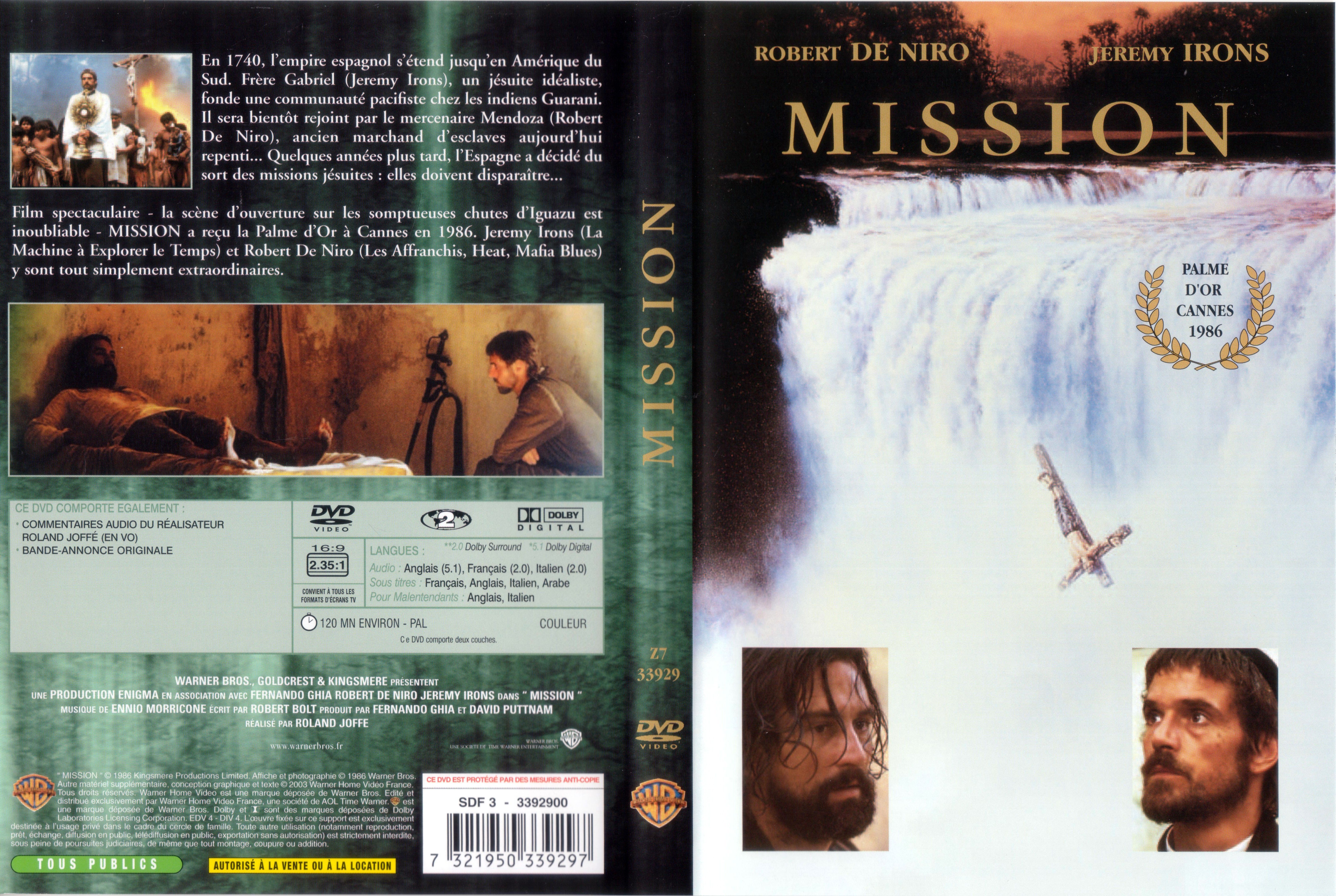 Jaquette DVD Mission