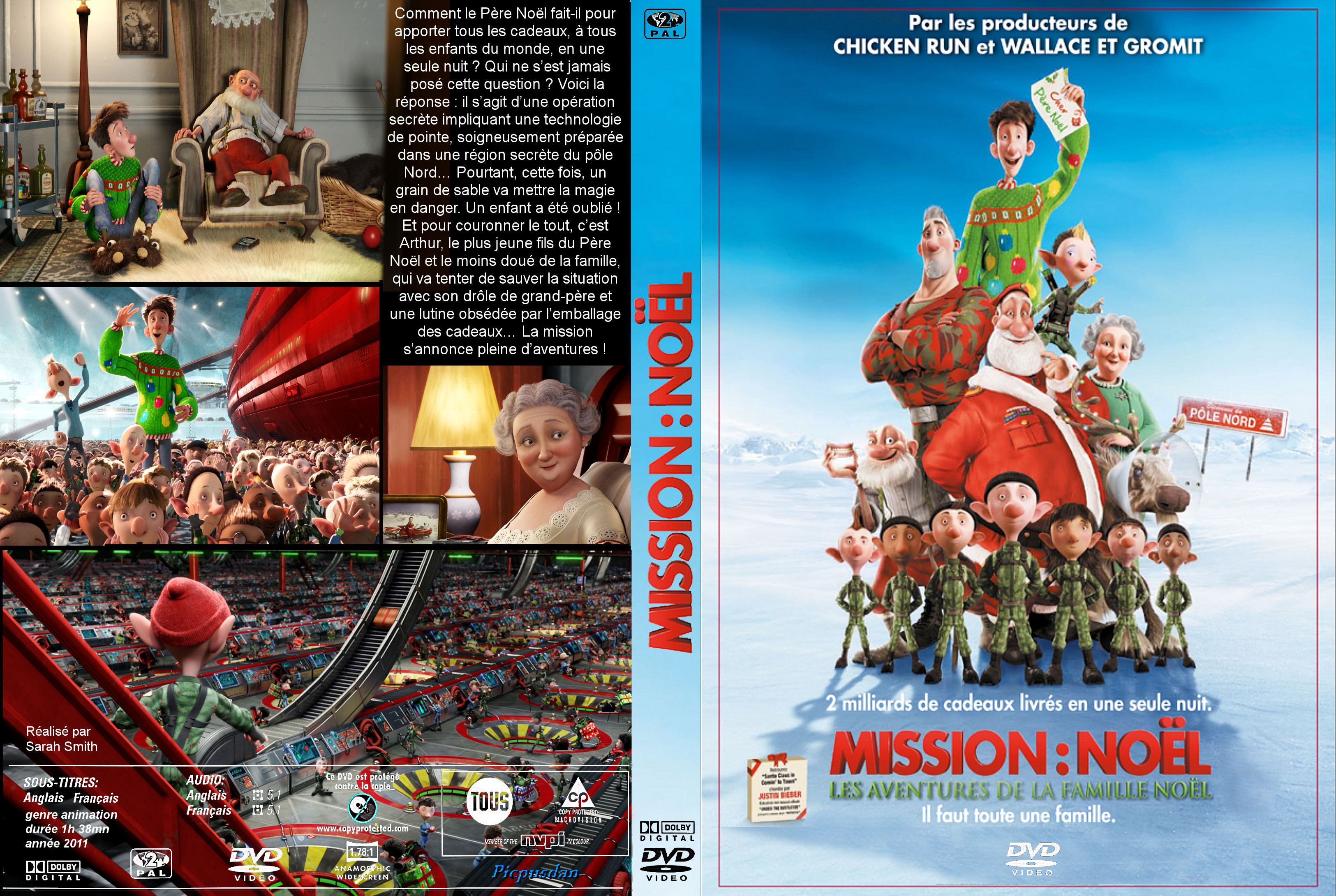 Jaquette DVD Mission : Nol Les aventures de la famille Nol custom