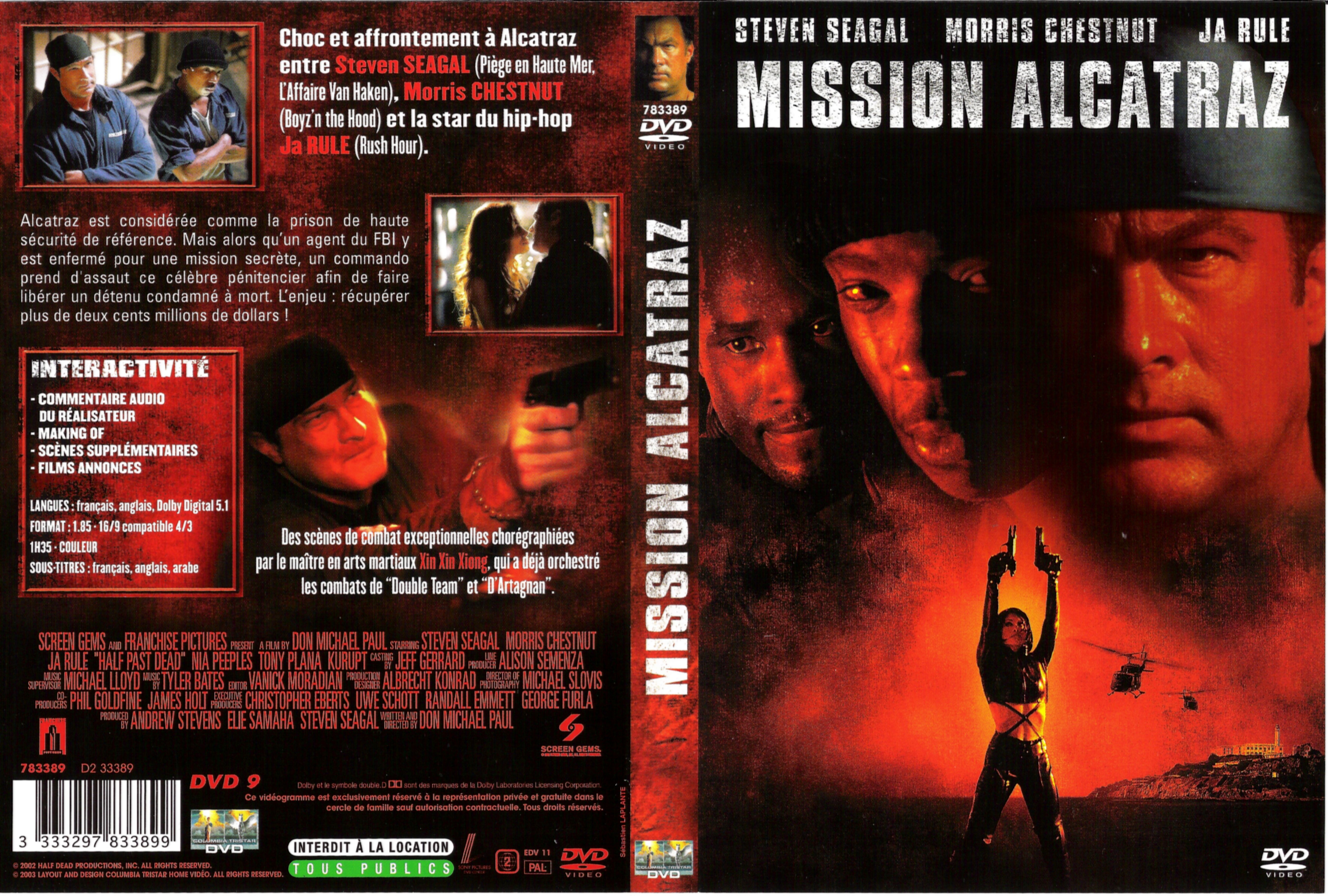 Jaquette DVD Mission Alcatraz