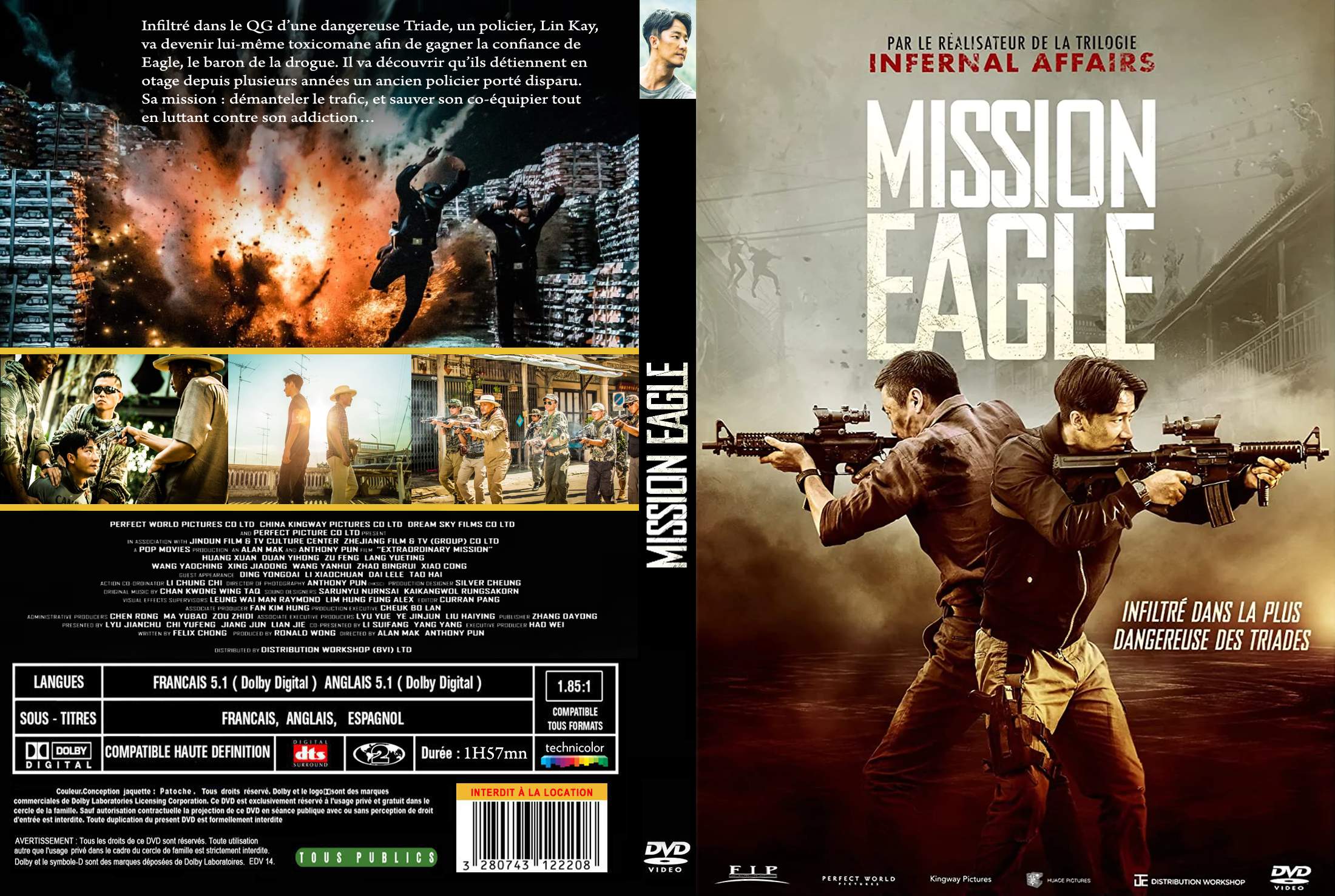 Jaquette DVD Mission Eagle custom
