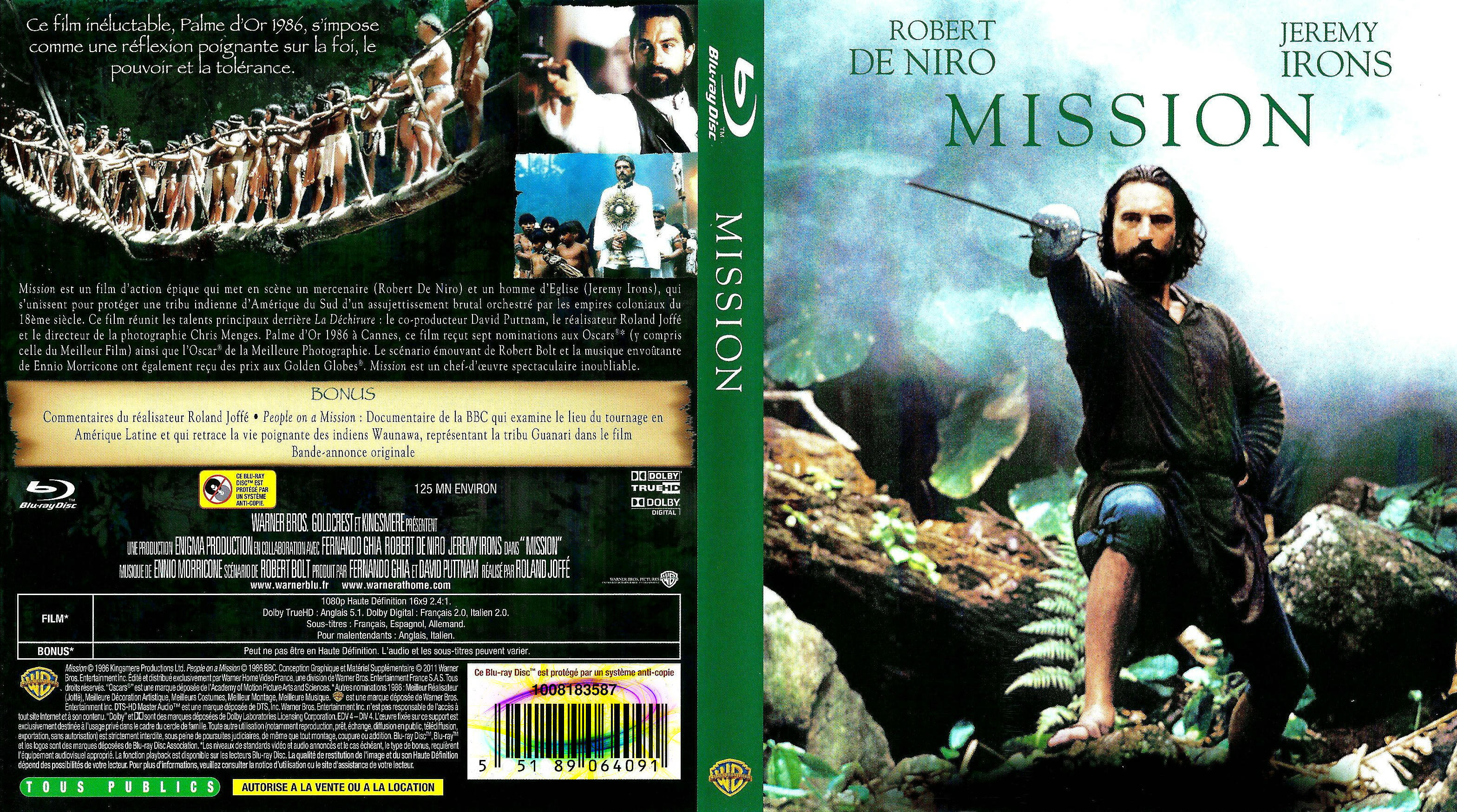 Jaquette DVD Mission (BLU-RAY)