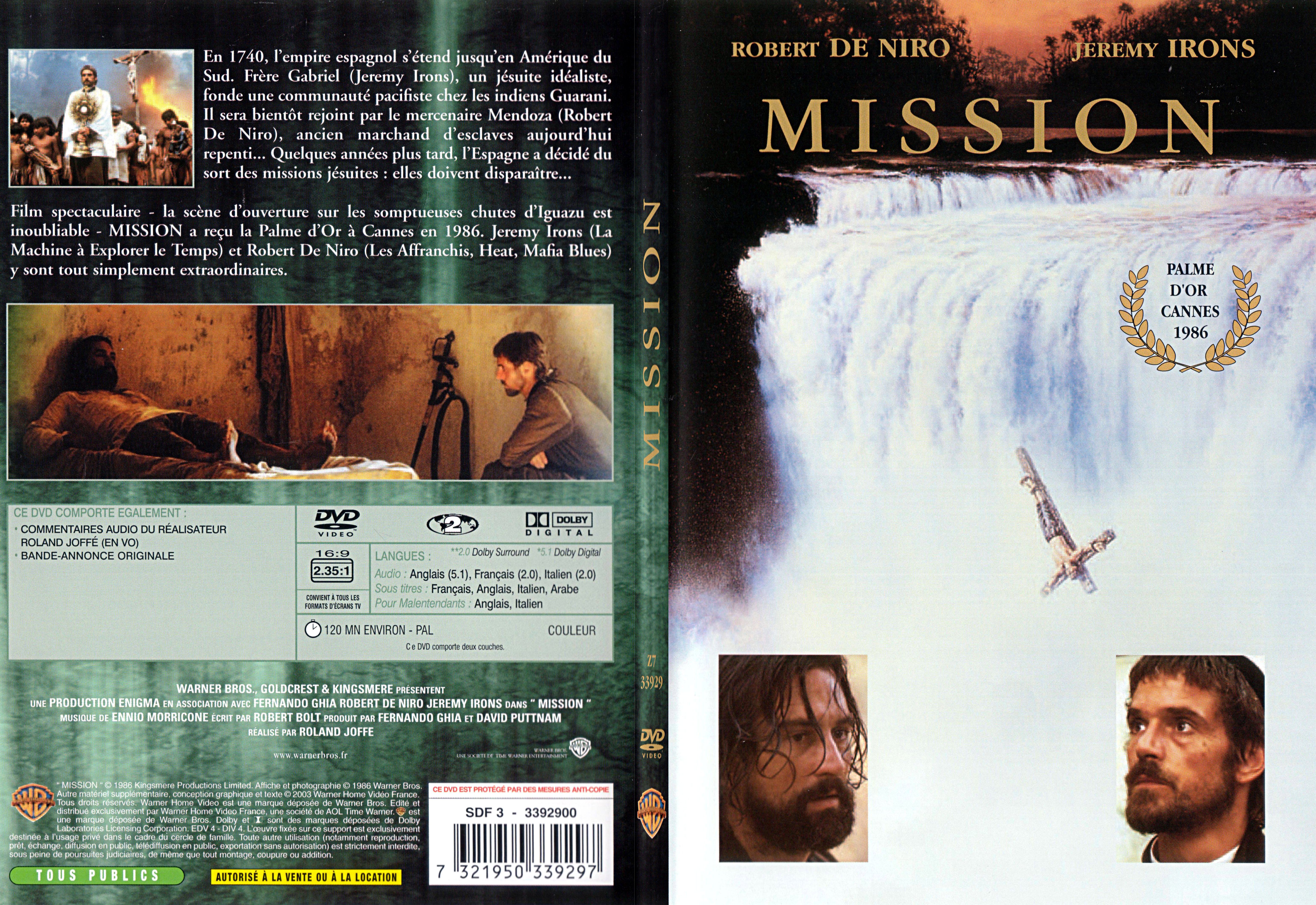 Jaquette DVD Mission - SLIM