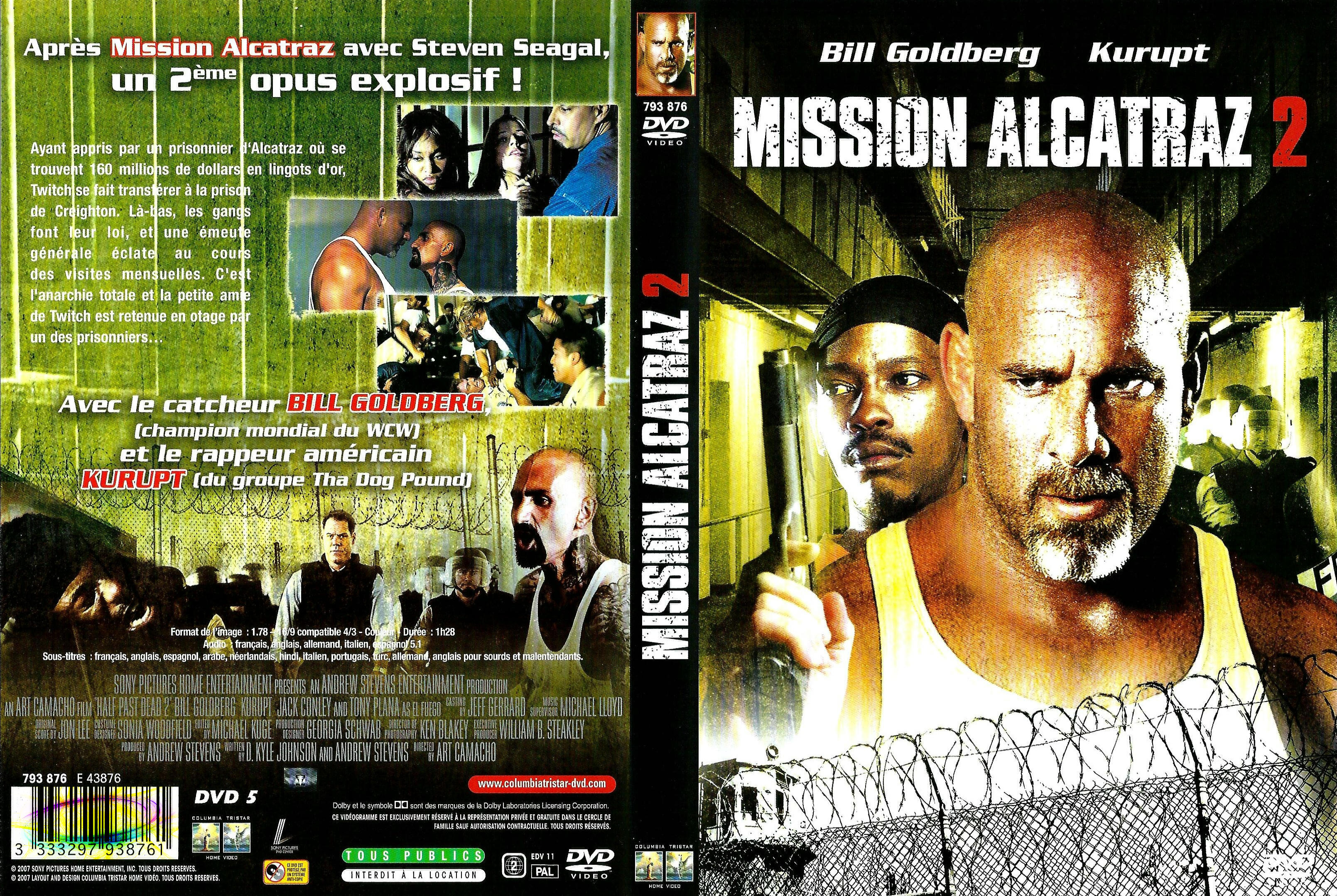 Jaquette DVD Mission alcatraz 2 v3