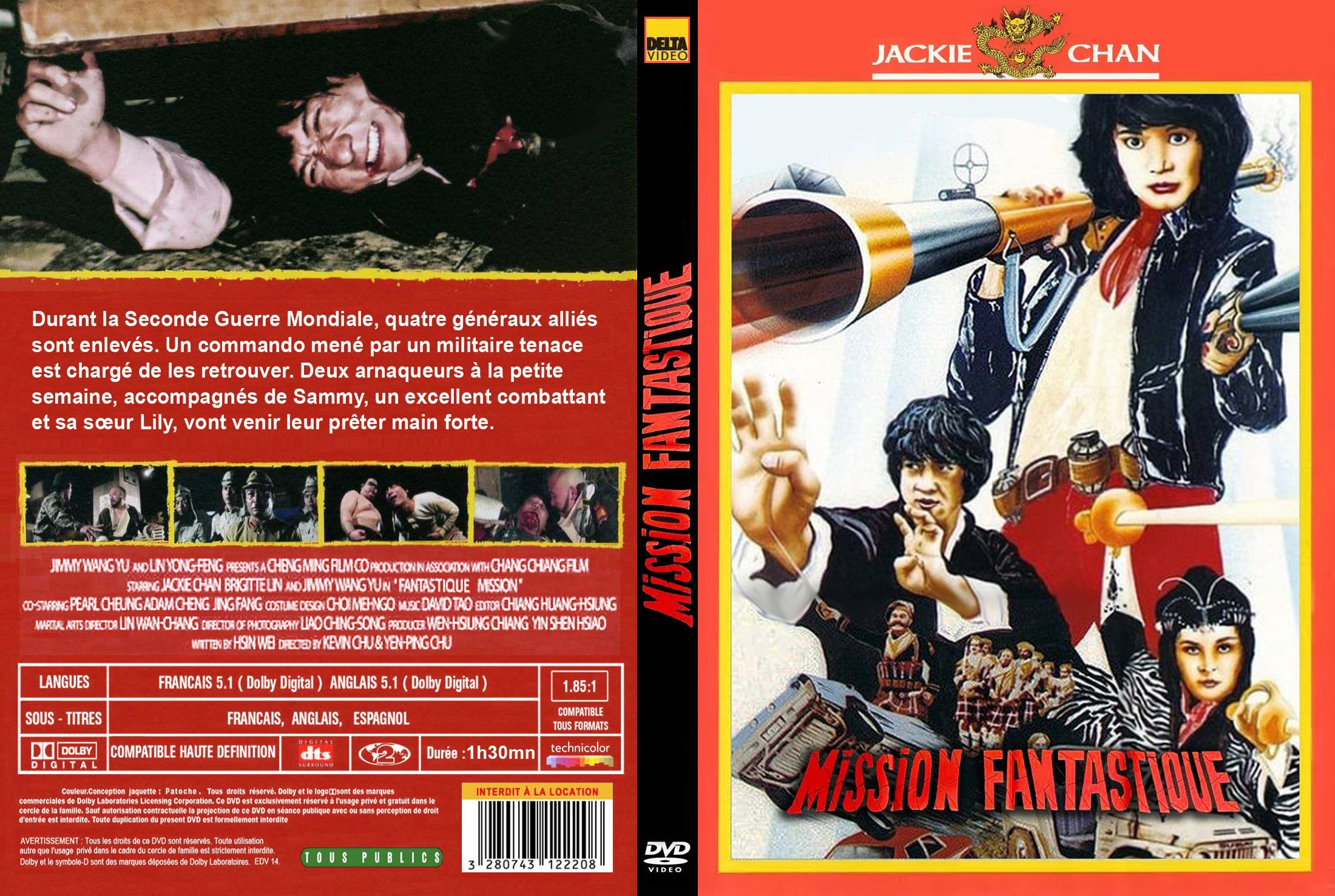Jaquette DVD Mission fantastique custom