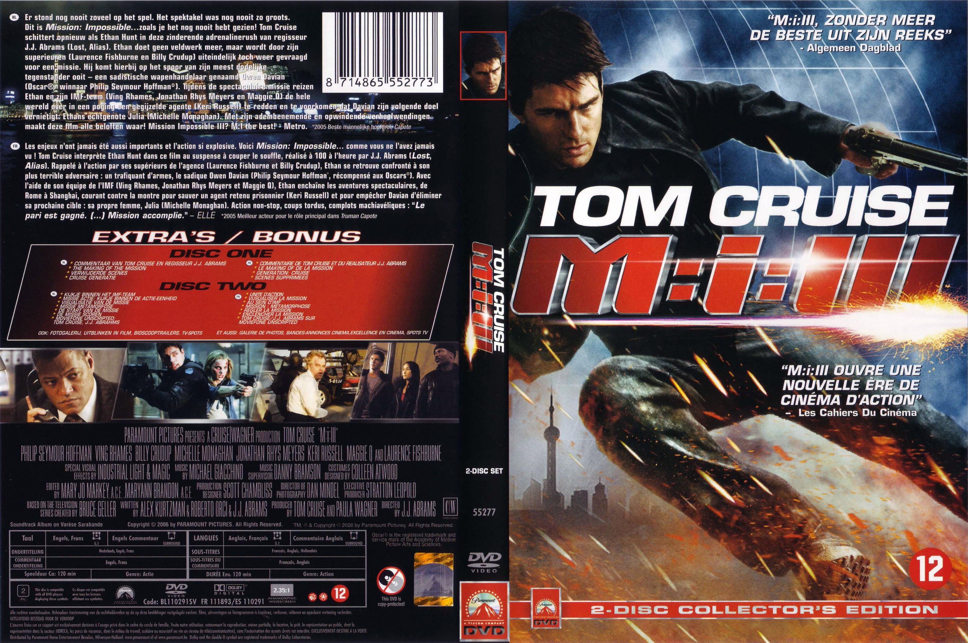 Jaquette DVD Mission impossible 3