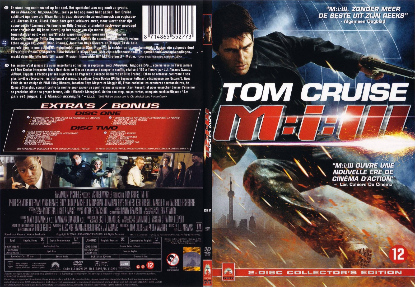 Jaquette DVD Mission impossible 3  SLIM