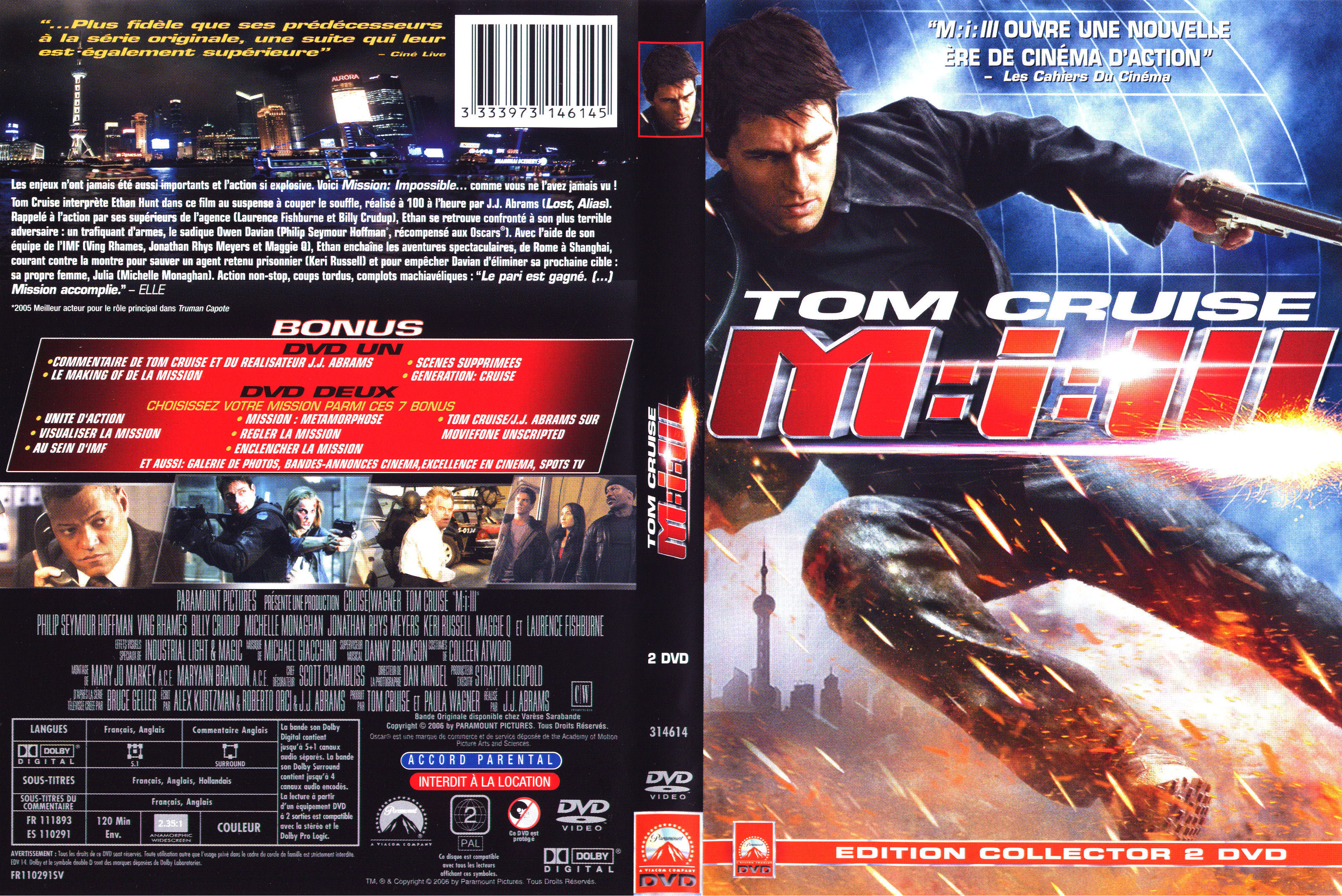 Jaquette DVD Mission impossible 3 v3