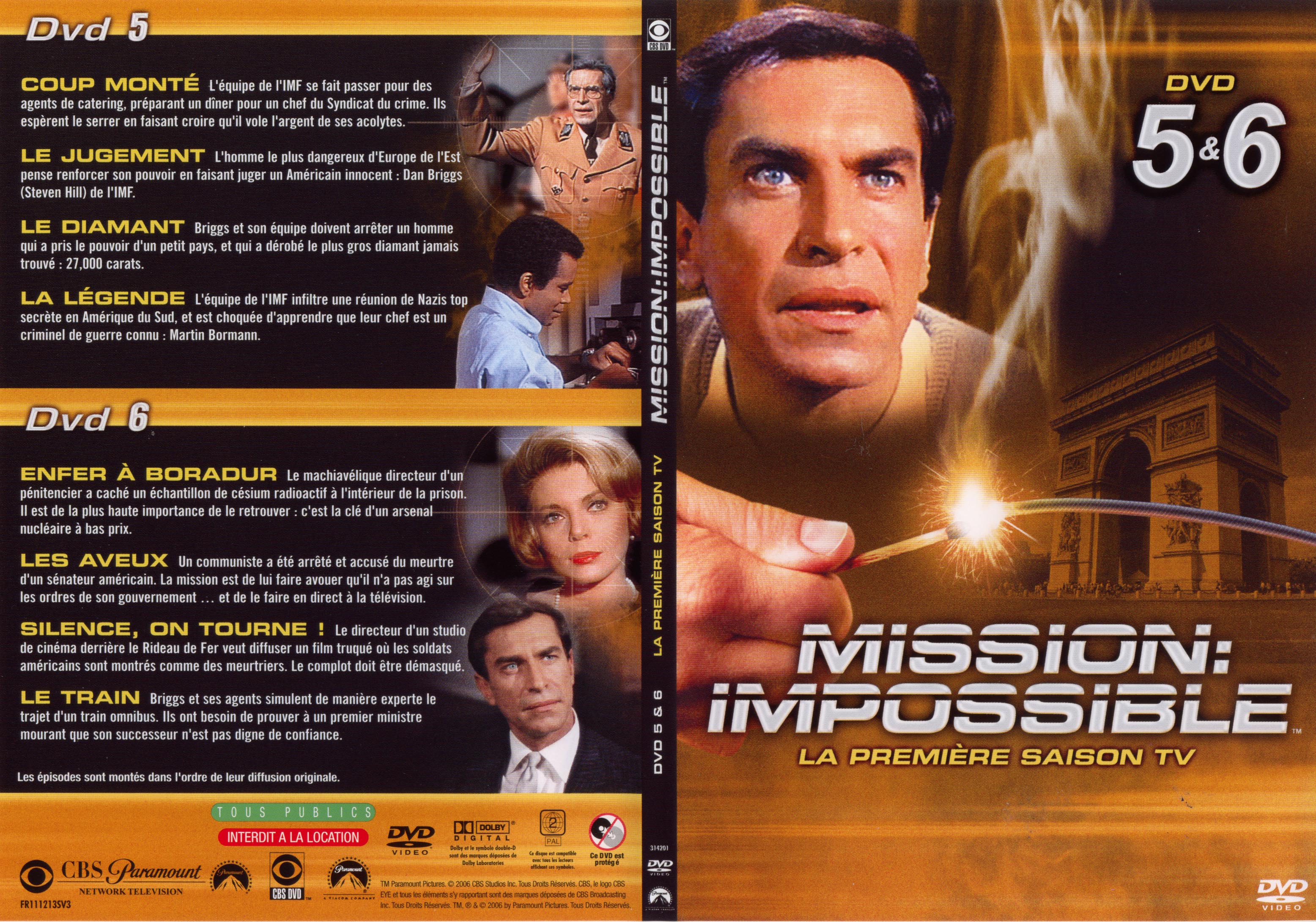 Jaquette DVD Mission impossible Saison 1 vol 3