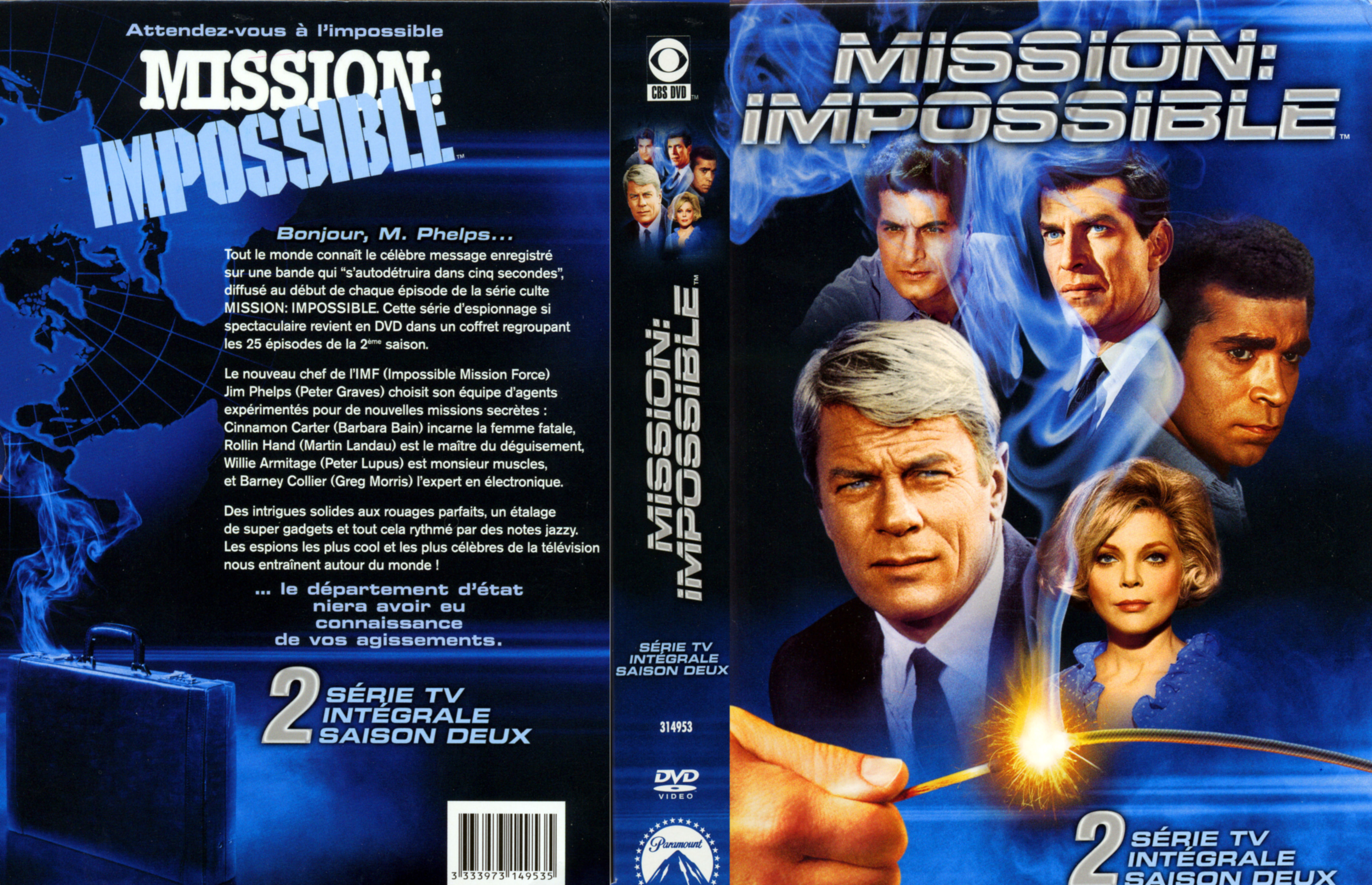 Jaquette DVD Mission impossible Saison 2 COFFRET