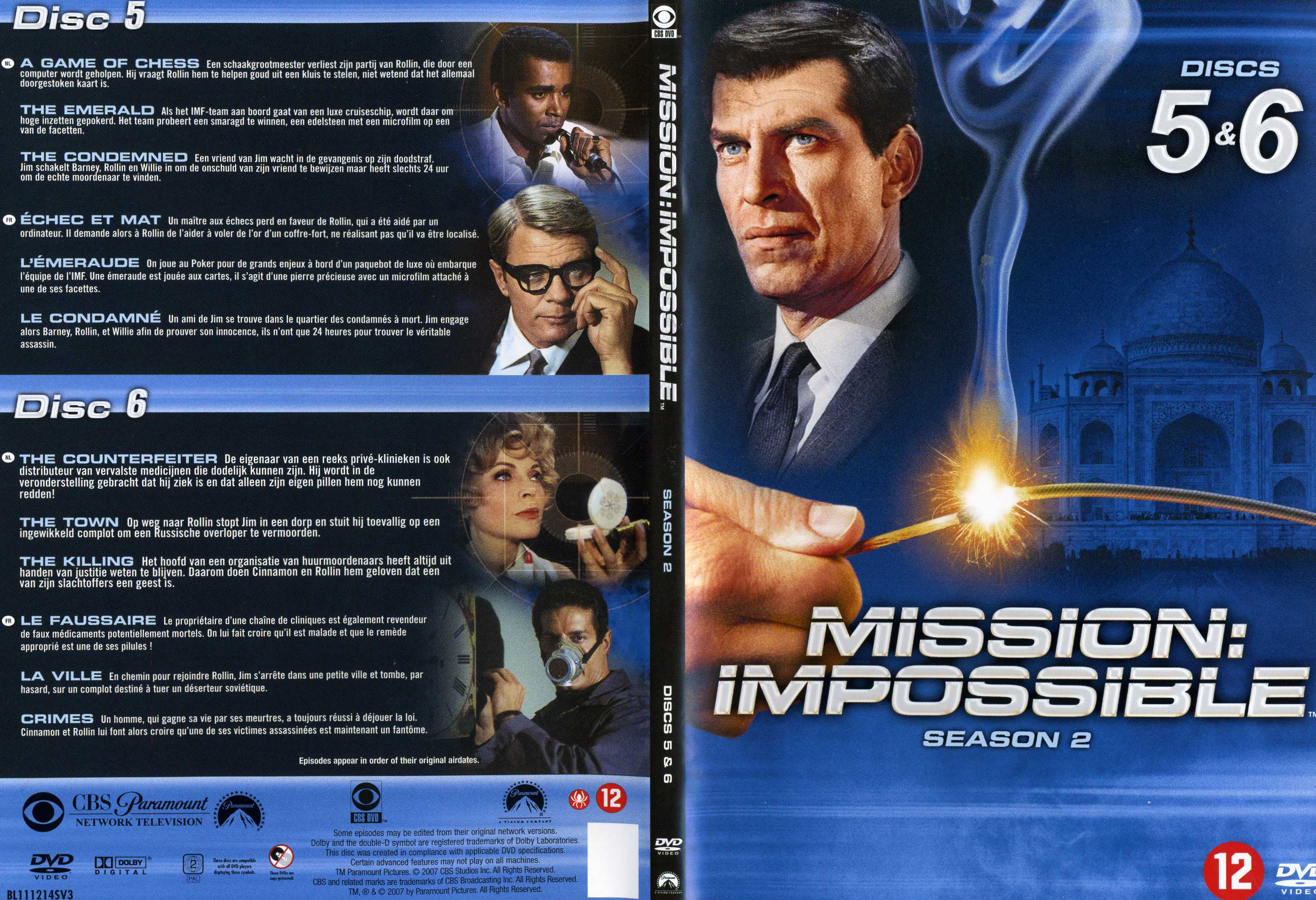 Jaquette DVD Mission impossible Saison 2 vol 3