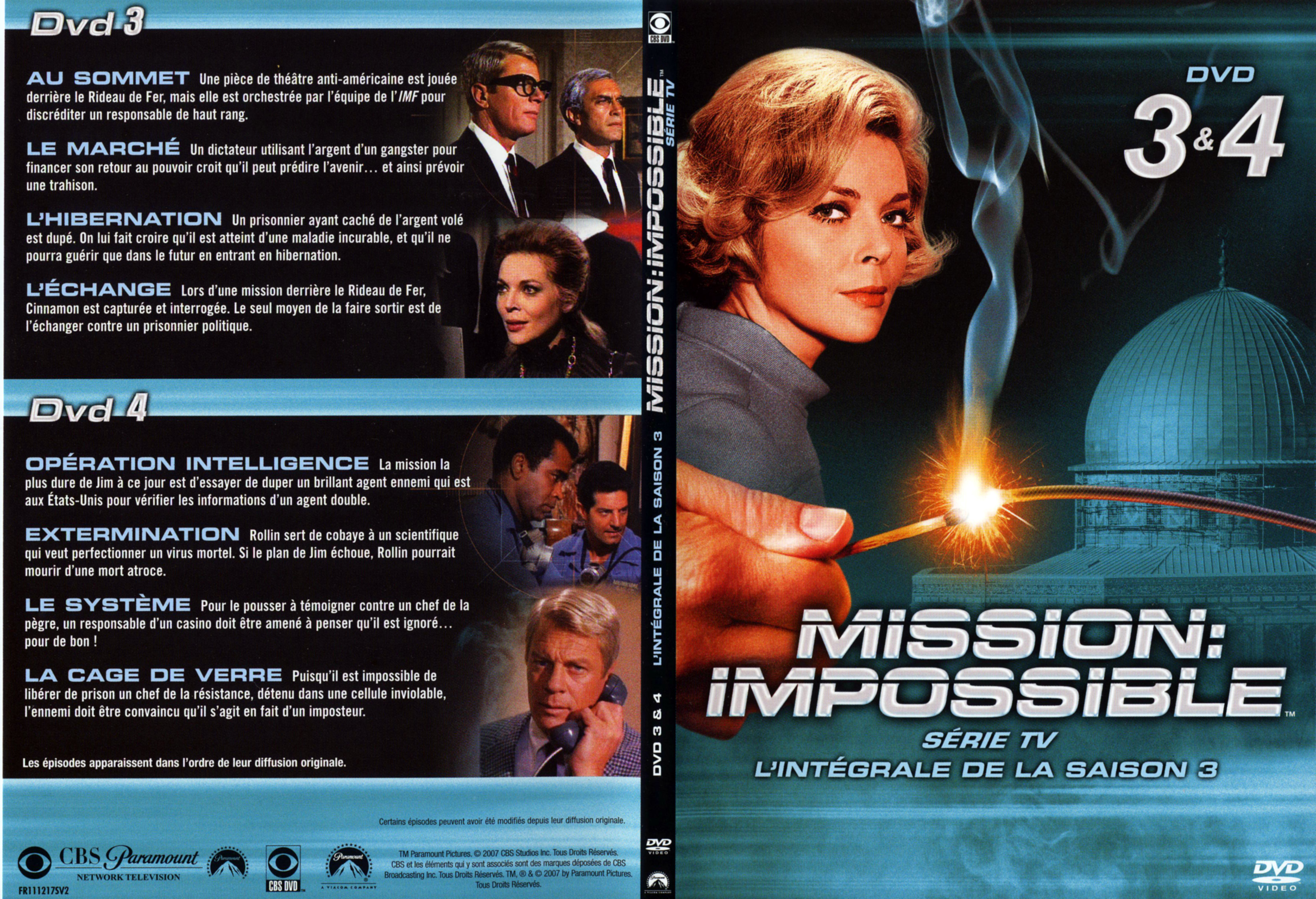 Jaquette DVD Mission impossible Saison 3 vol 2