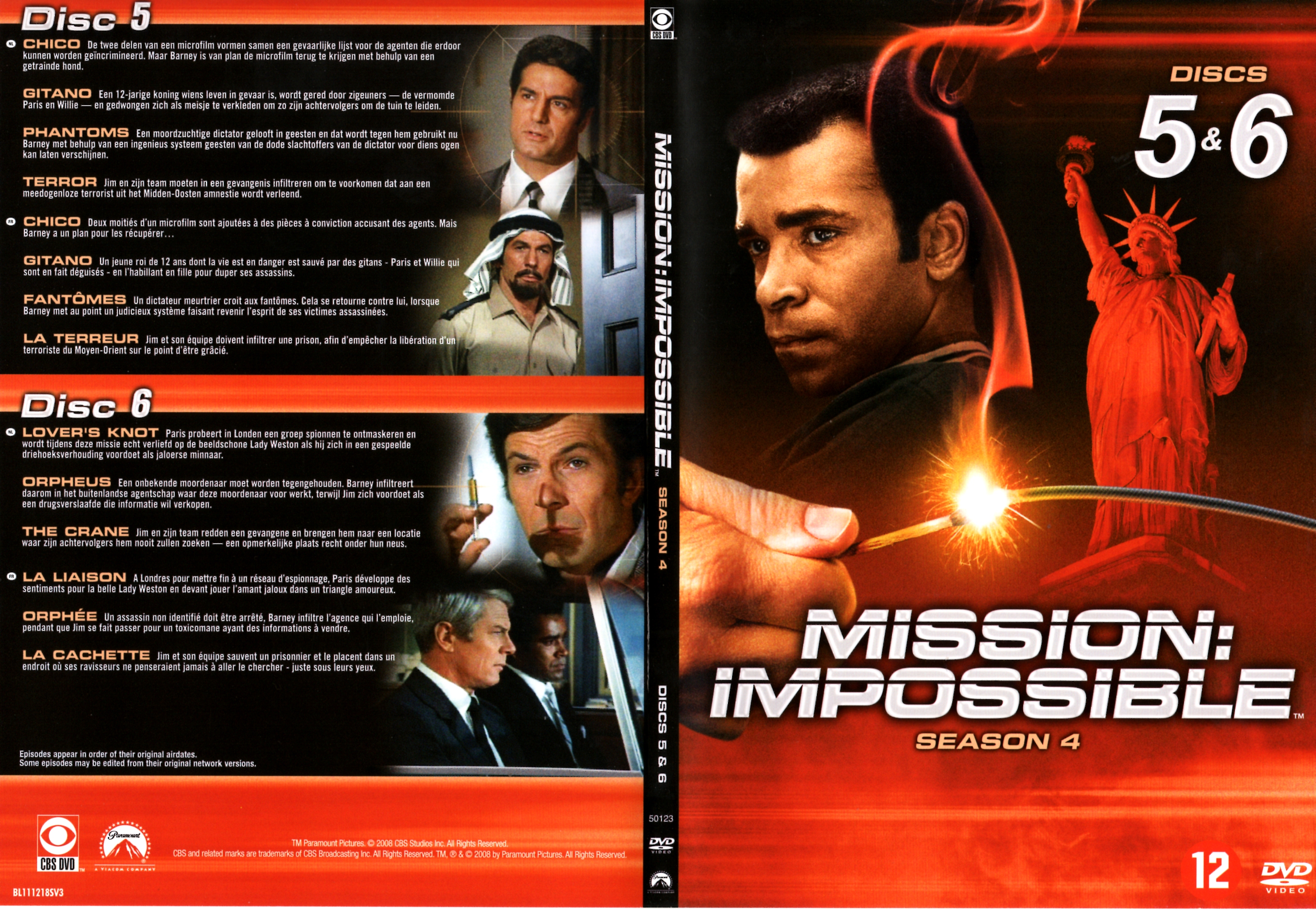Jaquette DVD Mission impossible Saison 4 DVD 3