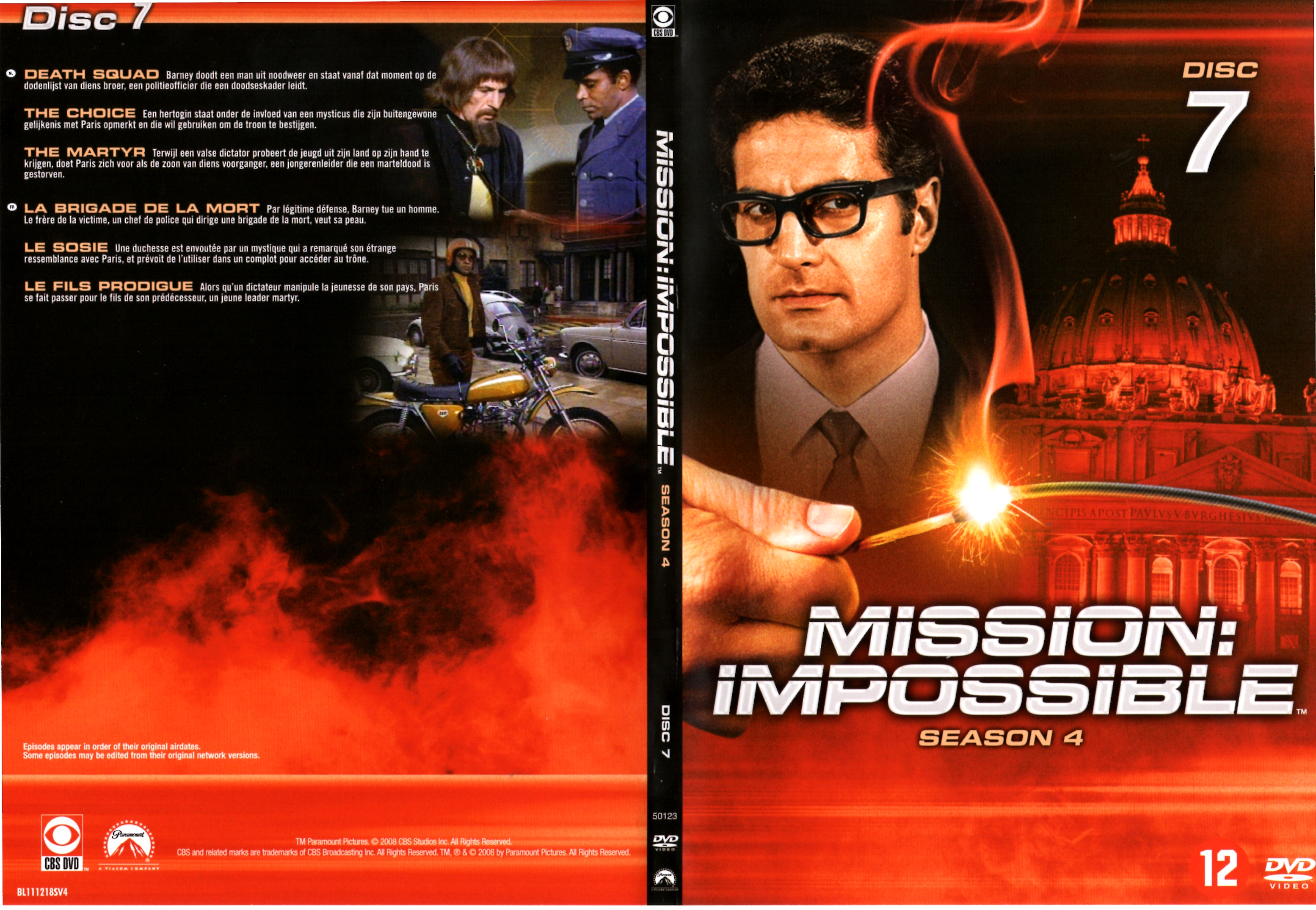Jaquette DVD Mission impossible Saison 4 DVD 4