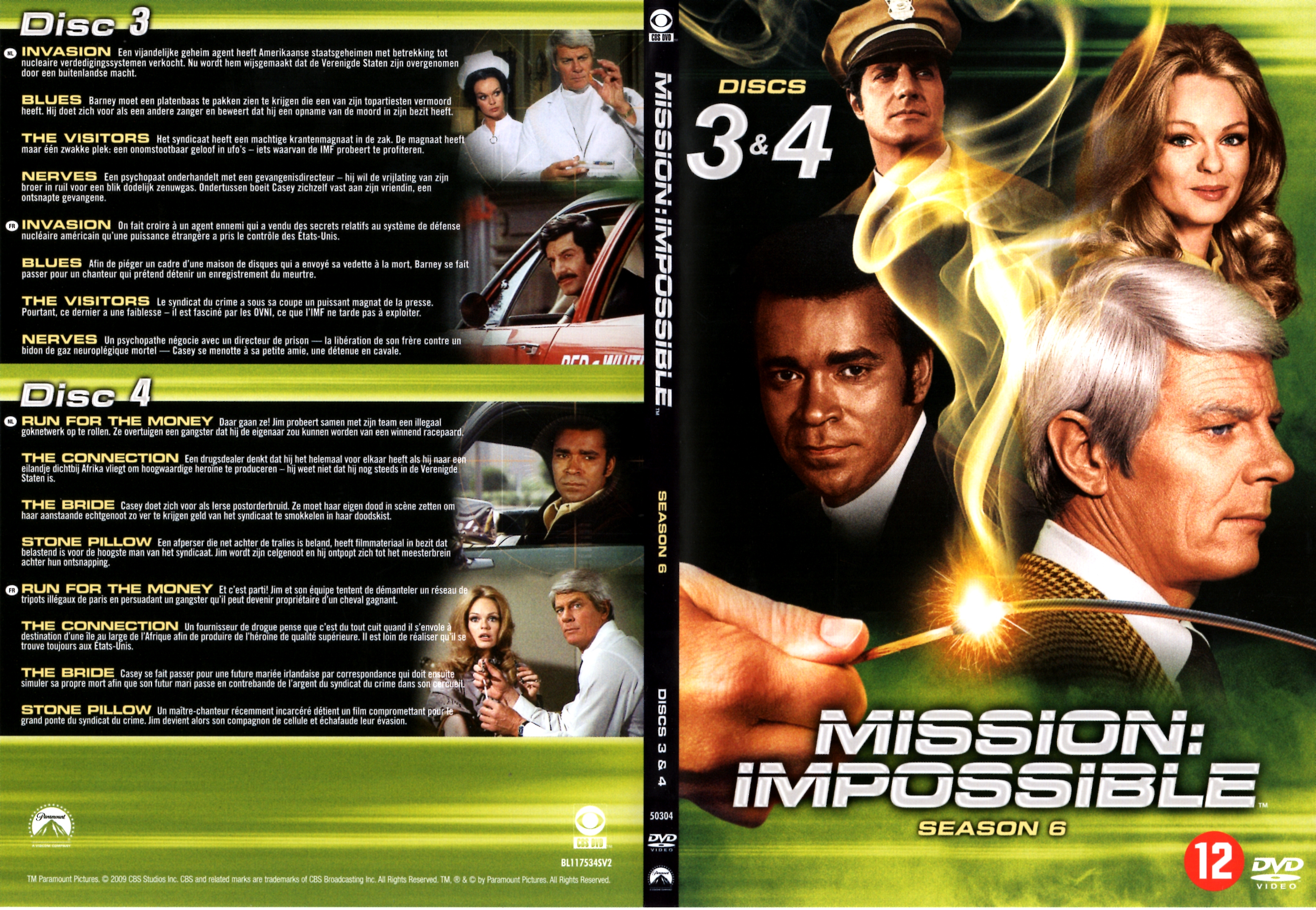 Jaquette DVD Mission impossible Saison 6 DVD 2