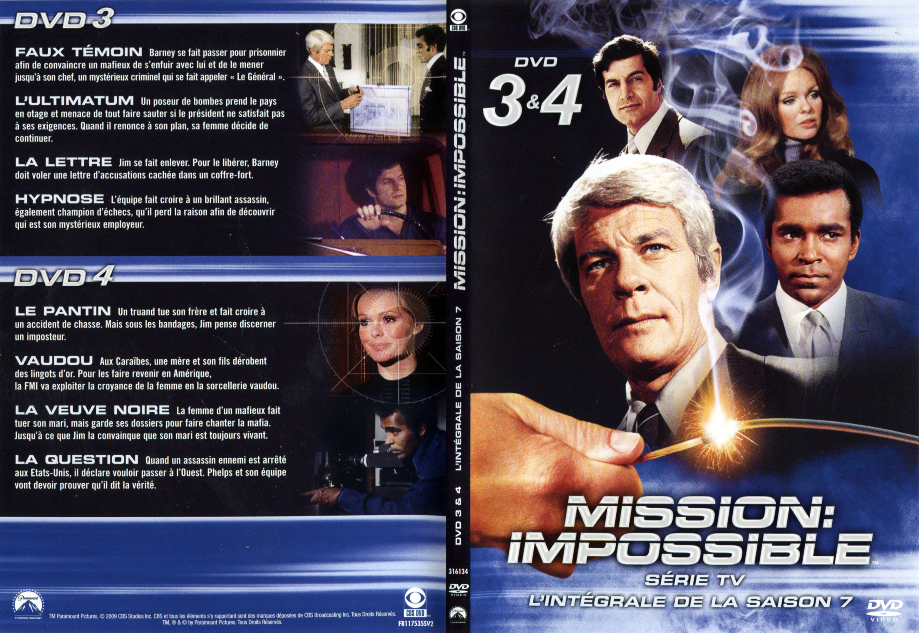 Jaquette DVD Mission impossible Saison 7 DVD 2
