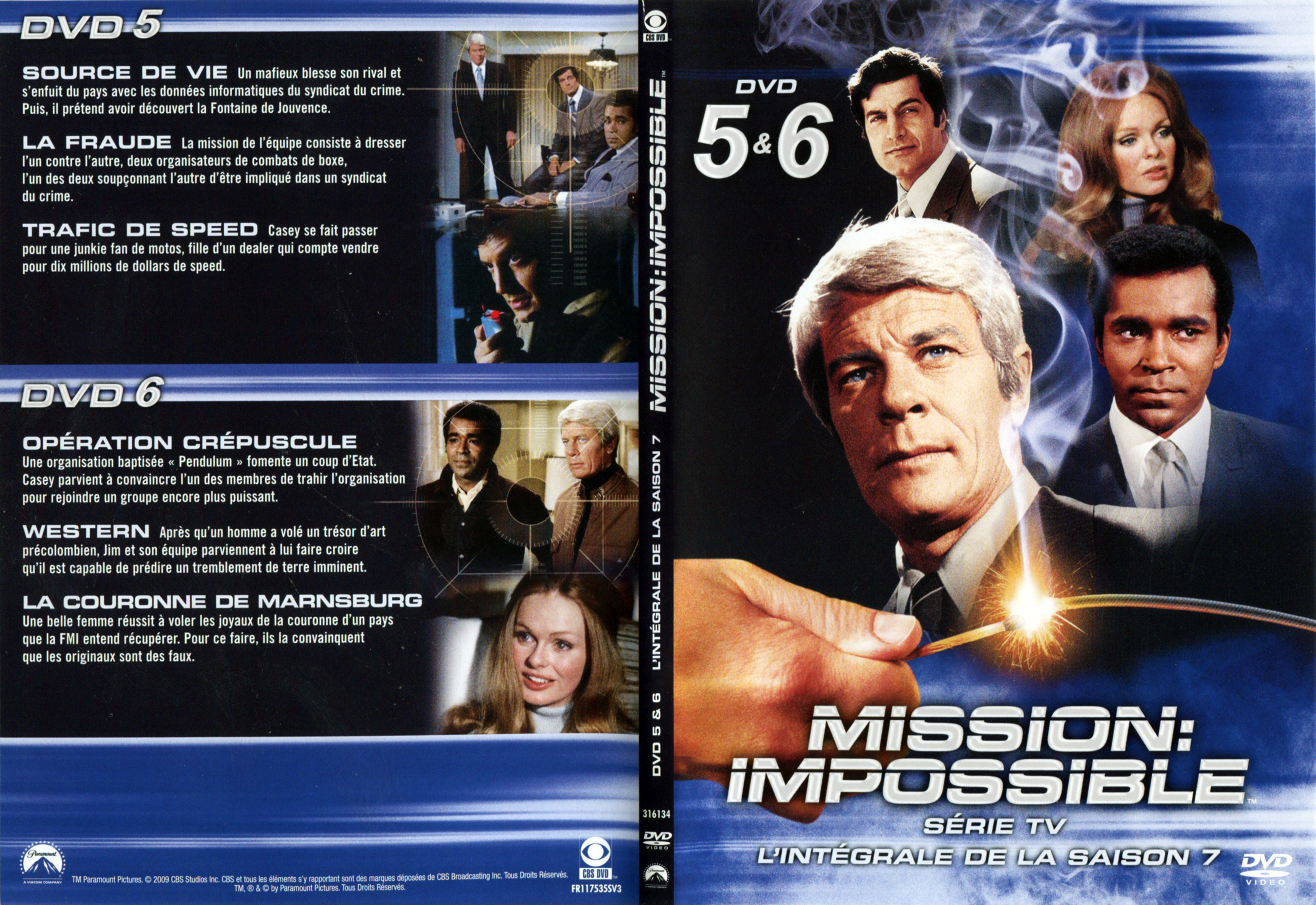 Jaquette DVD Mission impossible Saison 7 DVD 3