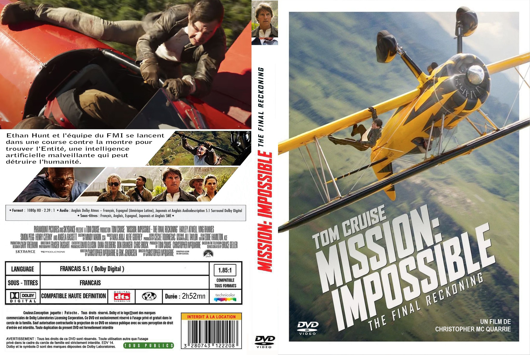 Jaquette DVD Mission impossible The Final Reckoning