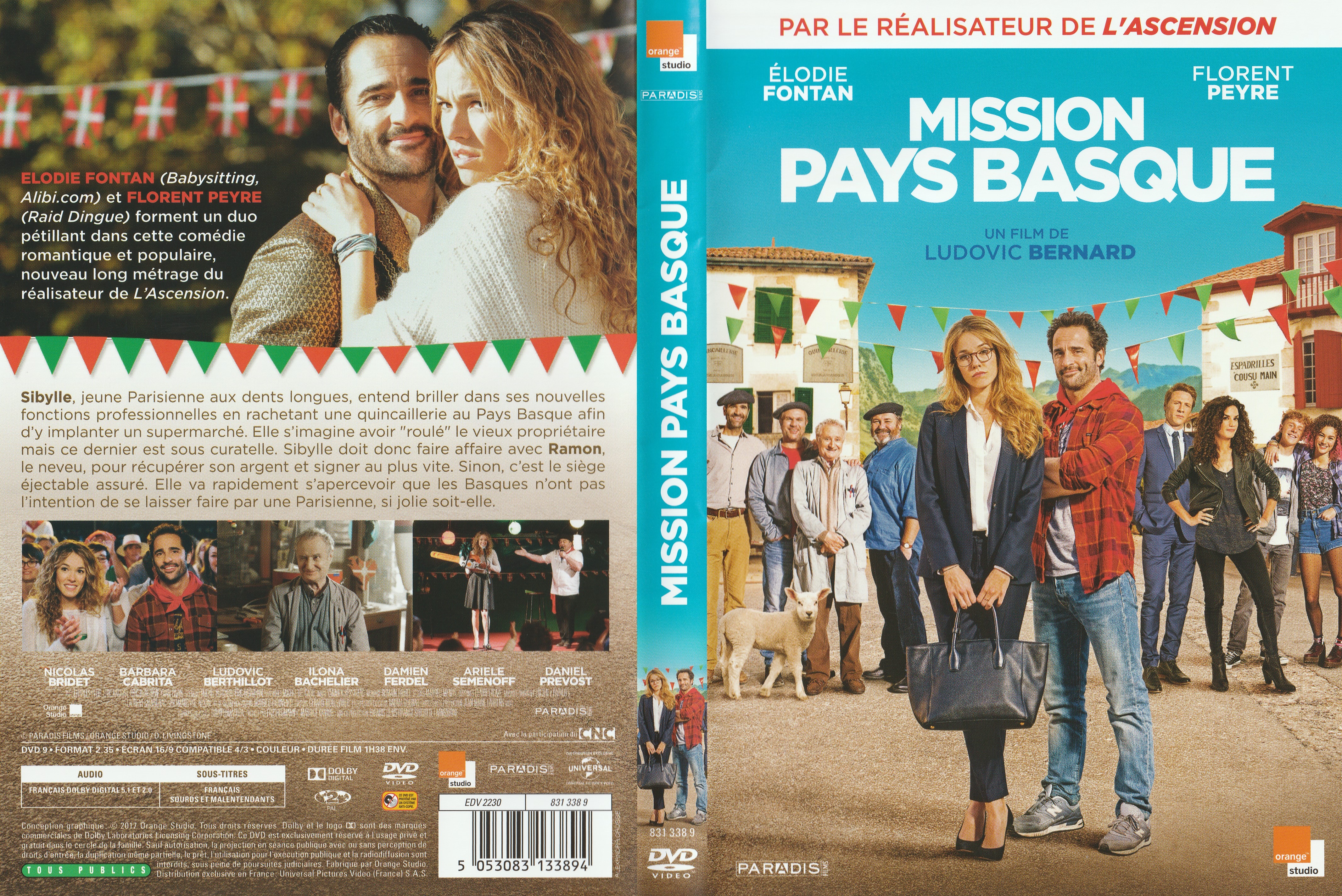 Jaquette DVD Mission pays basque