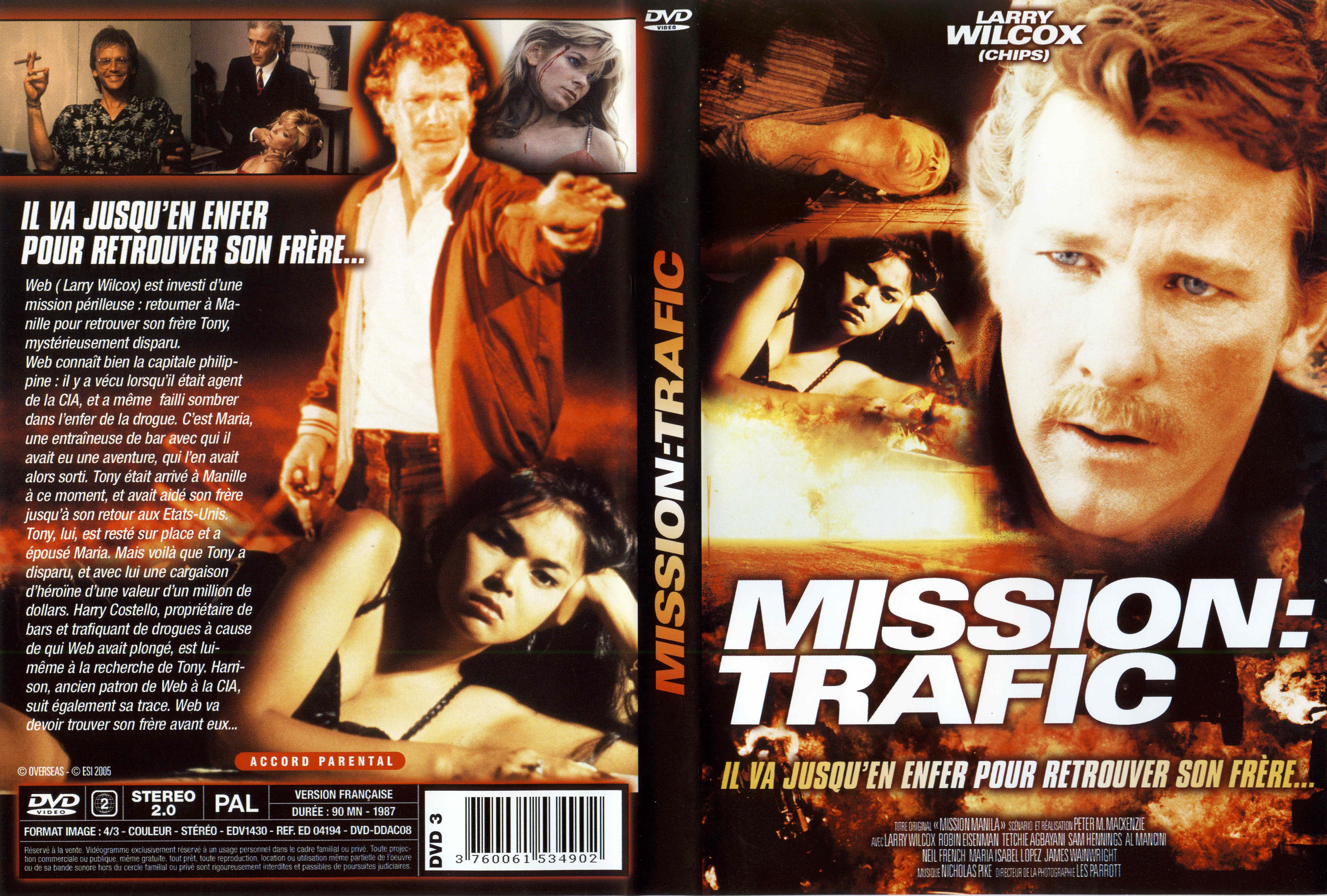 Jaquette DVD Mission trafic
