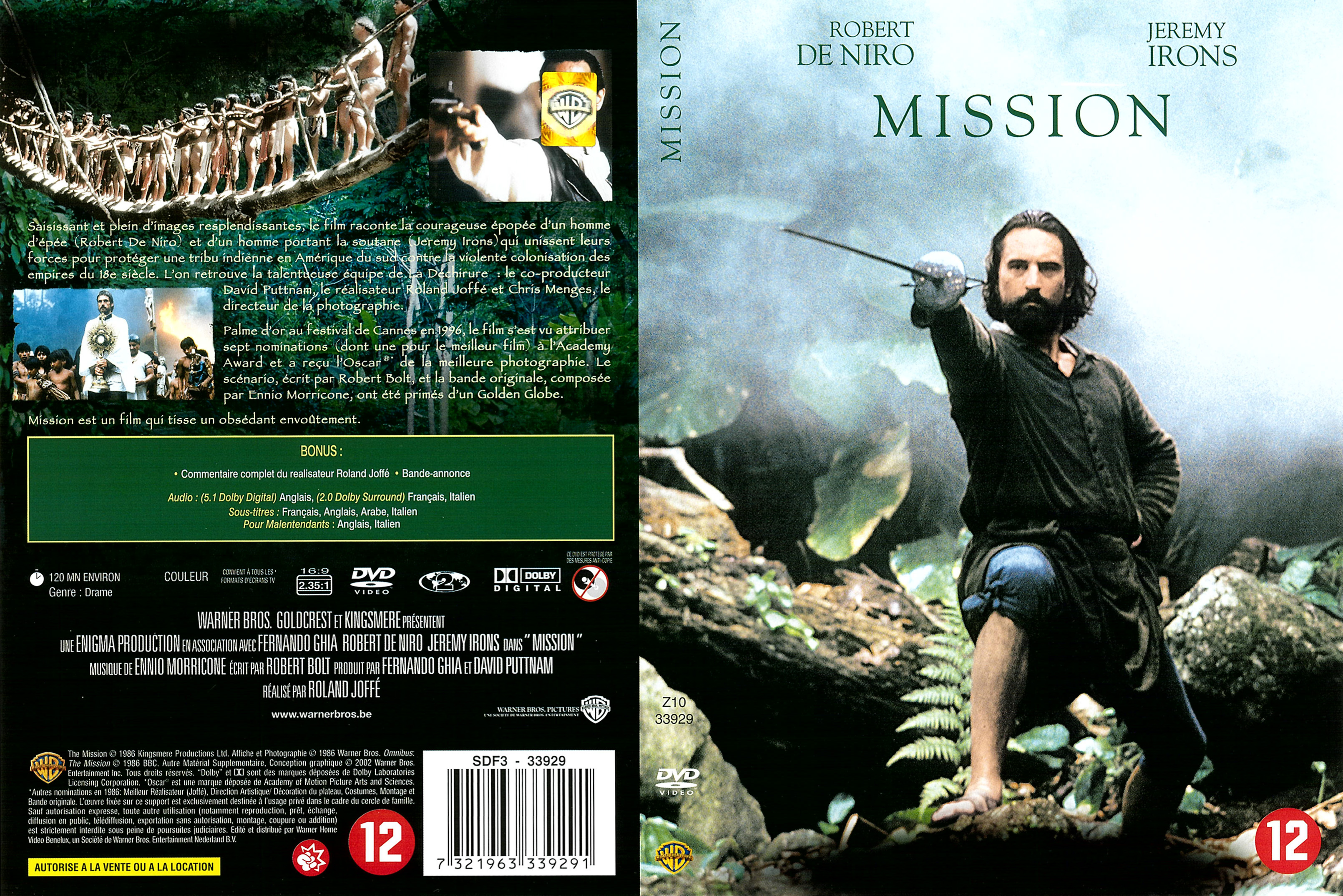 Jaquette DVD Mission v2
