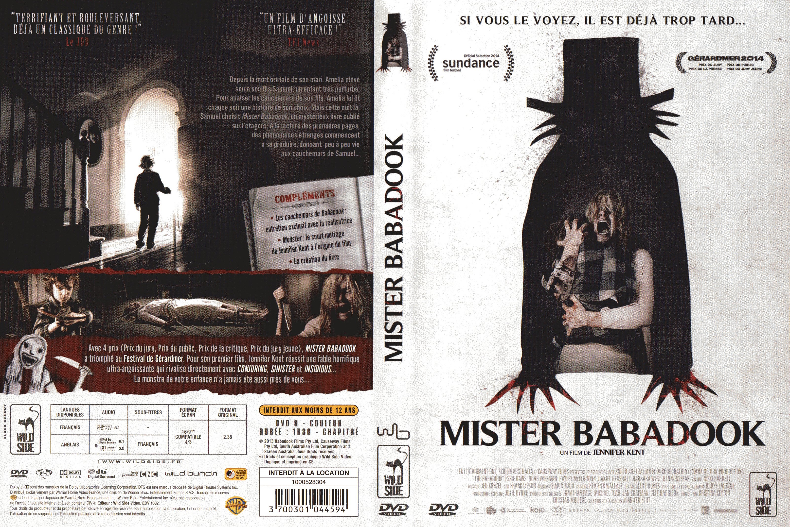 Jaquette DVD Mister Babadook