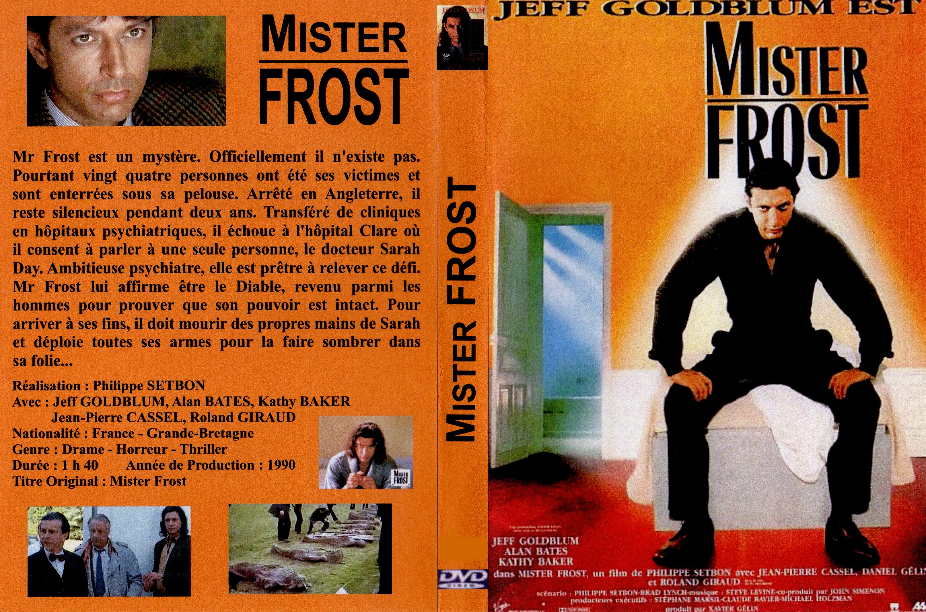 Jaquette DVD Mister Frost custom