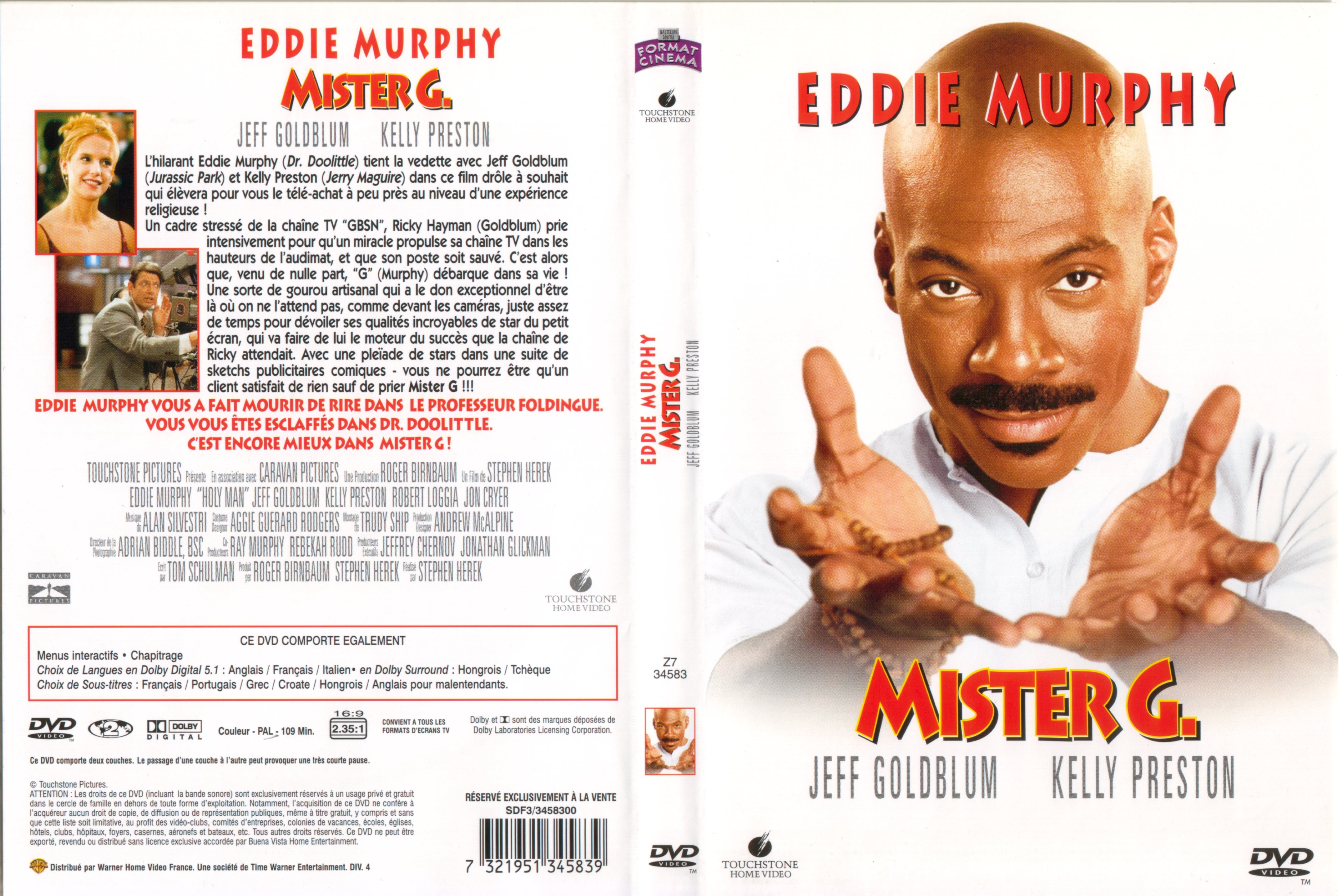 Jaquette DVD Mister G