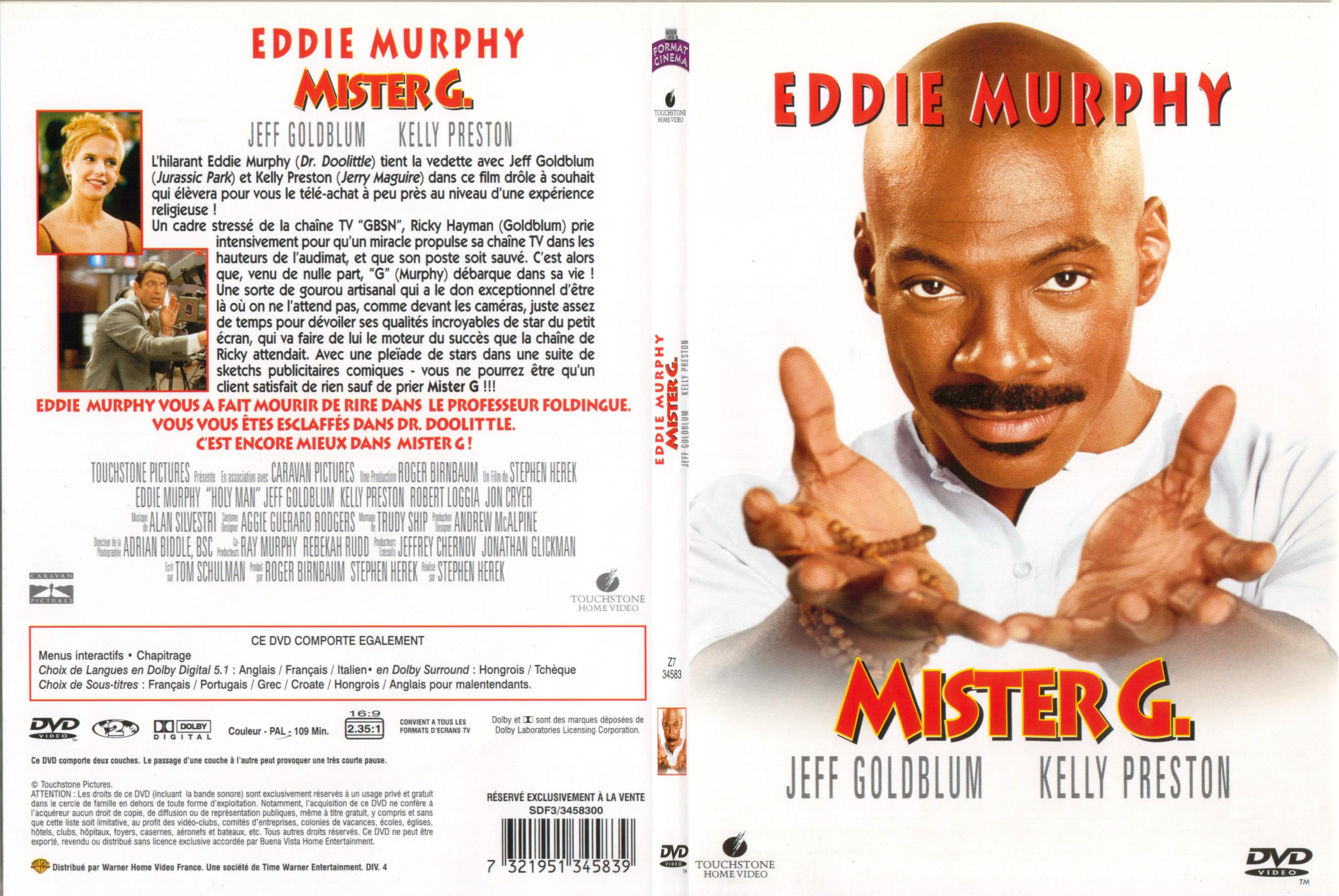 Jaquette DVD Mister G - SLIM