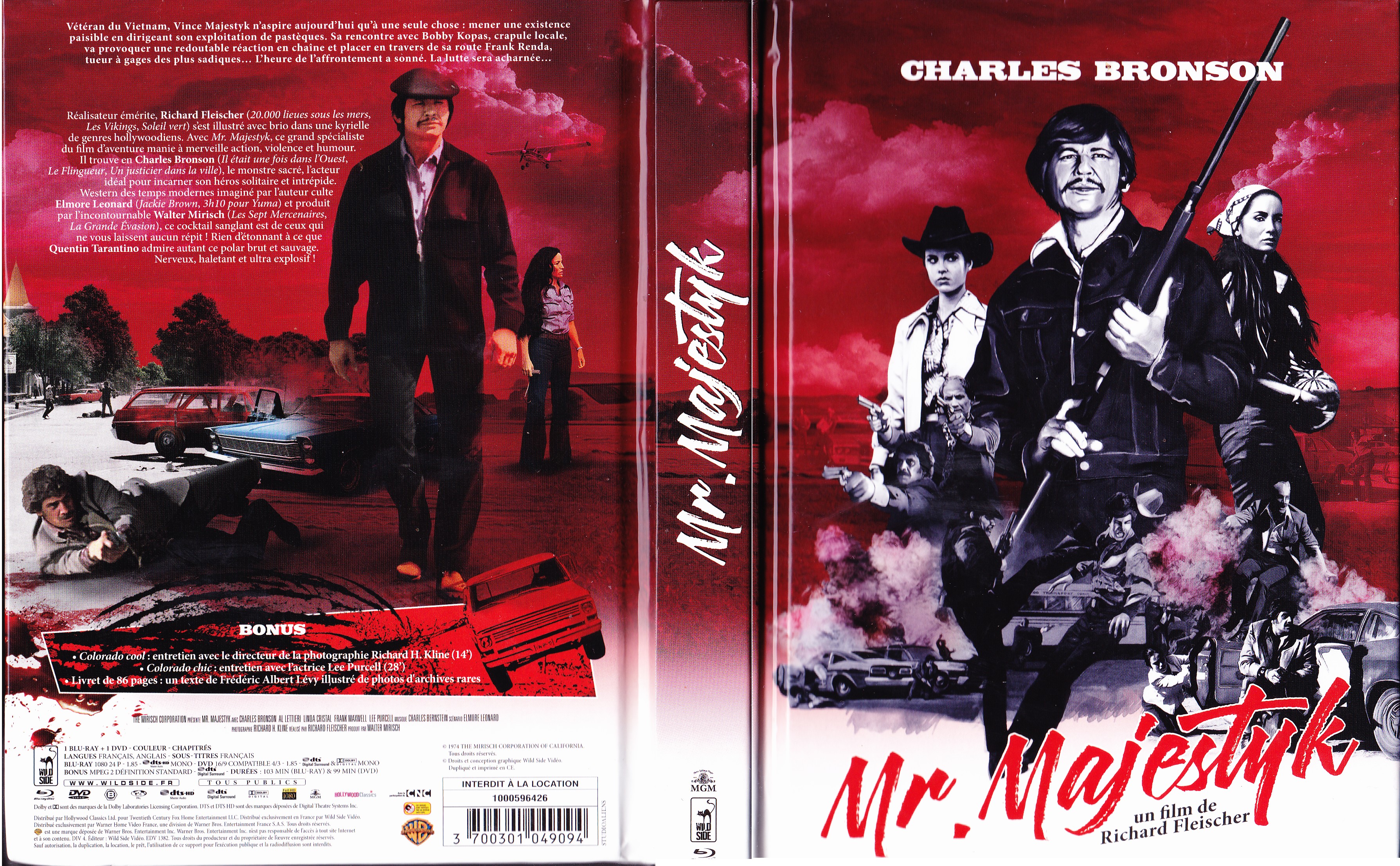 Jaquette DVD Mister Majestyk (BLU-RAY)