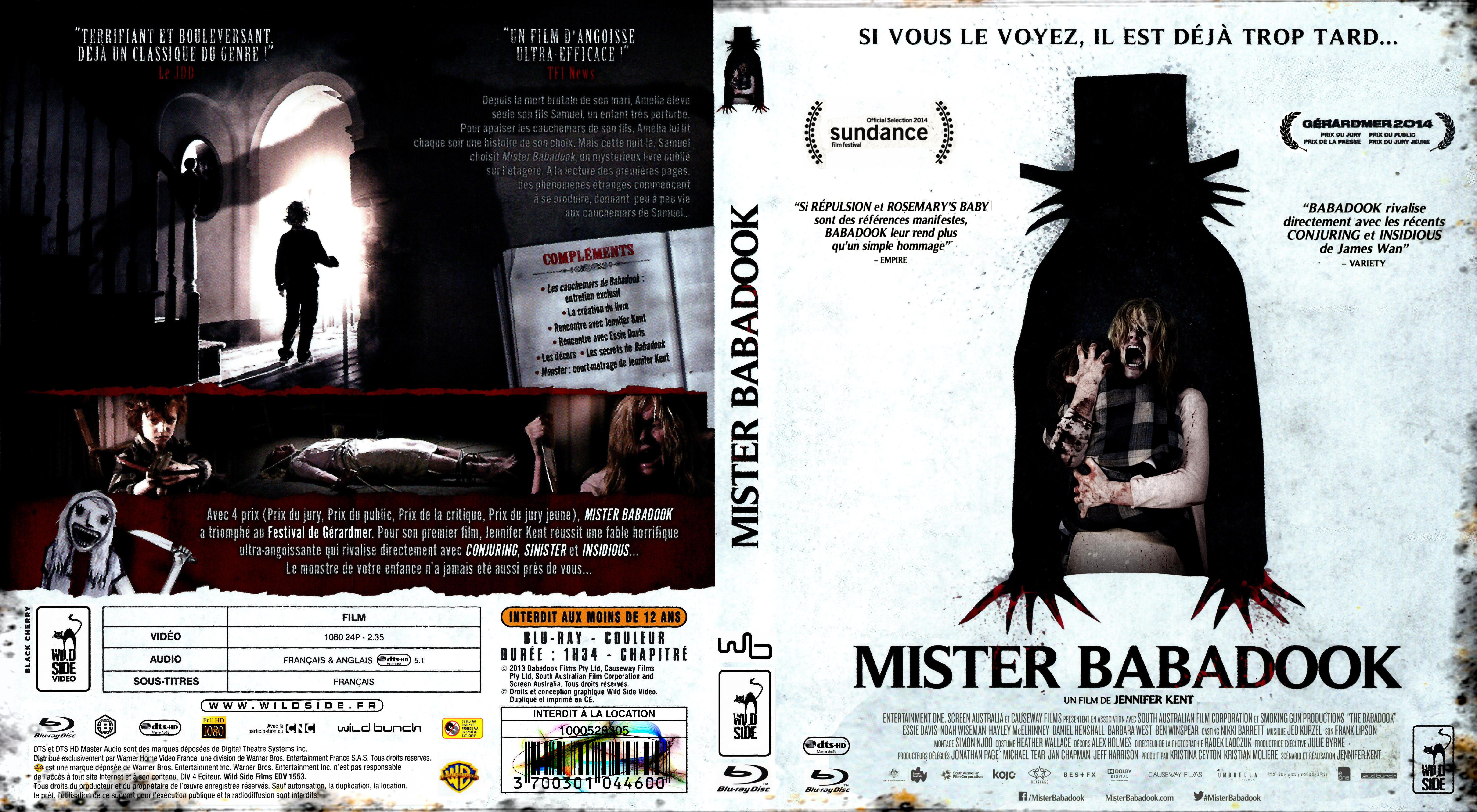 Jaquette DVD Mister babadook (BLU-RAY)