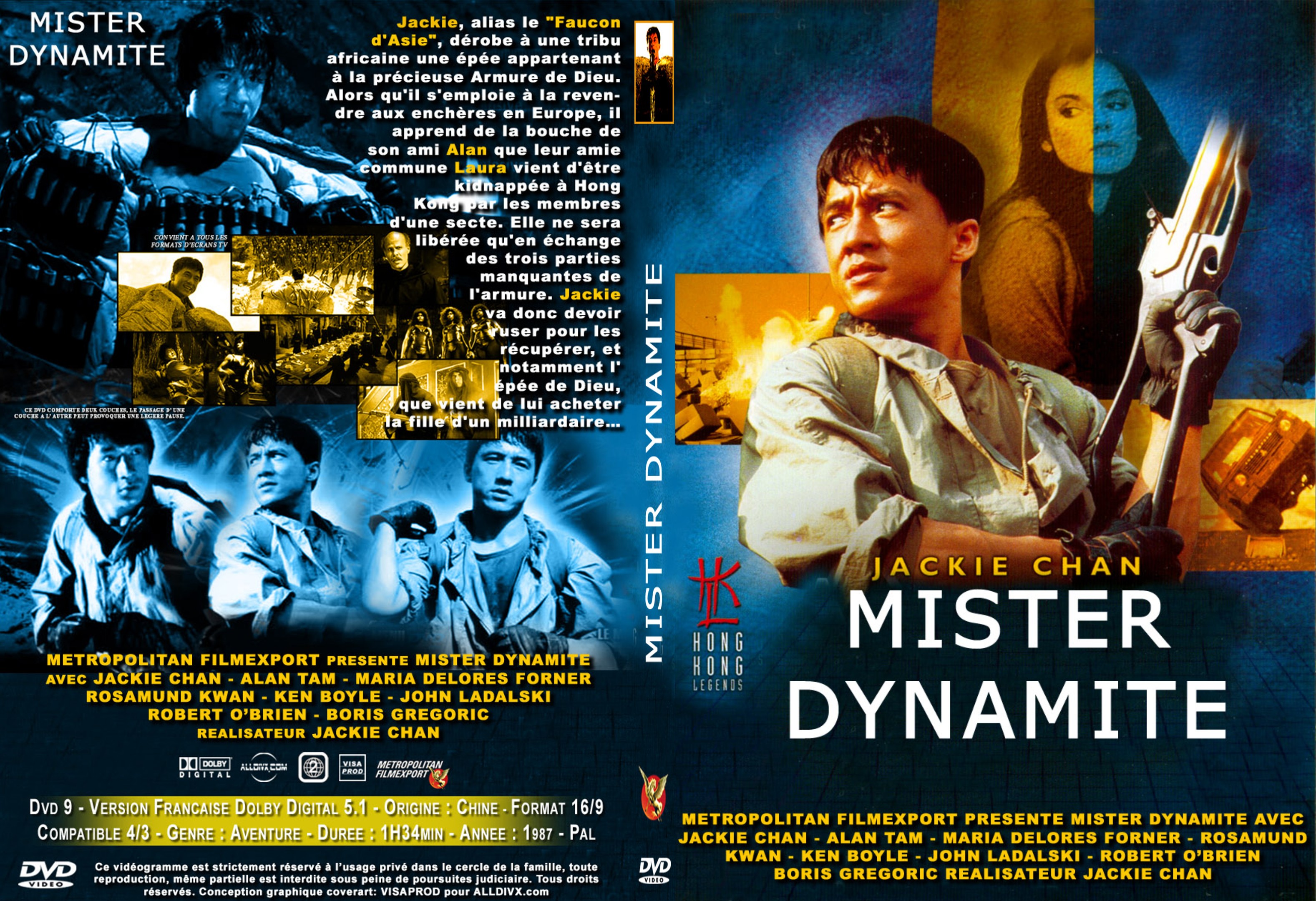 Jaquette DVD Mister dynamite custom - SLIM