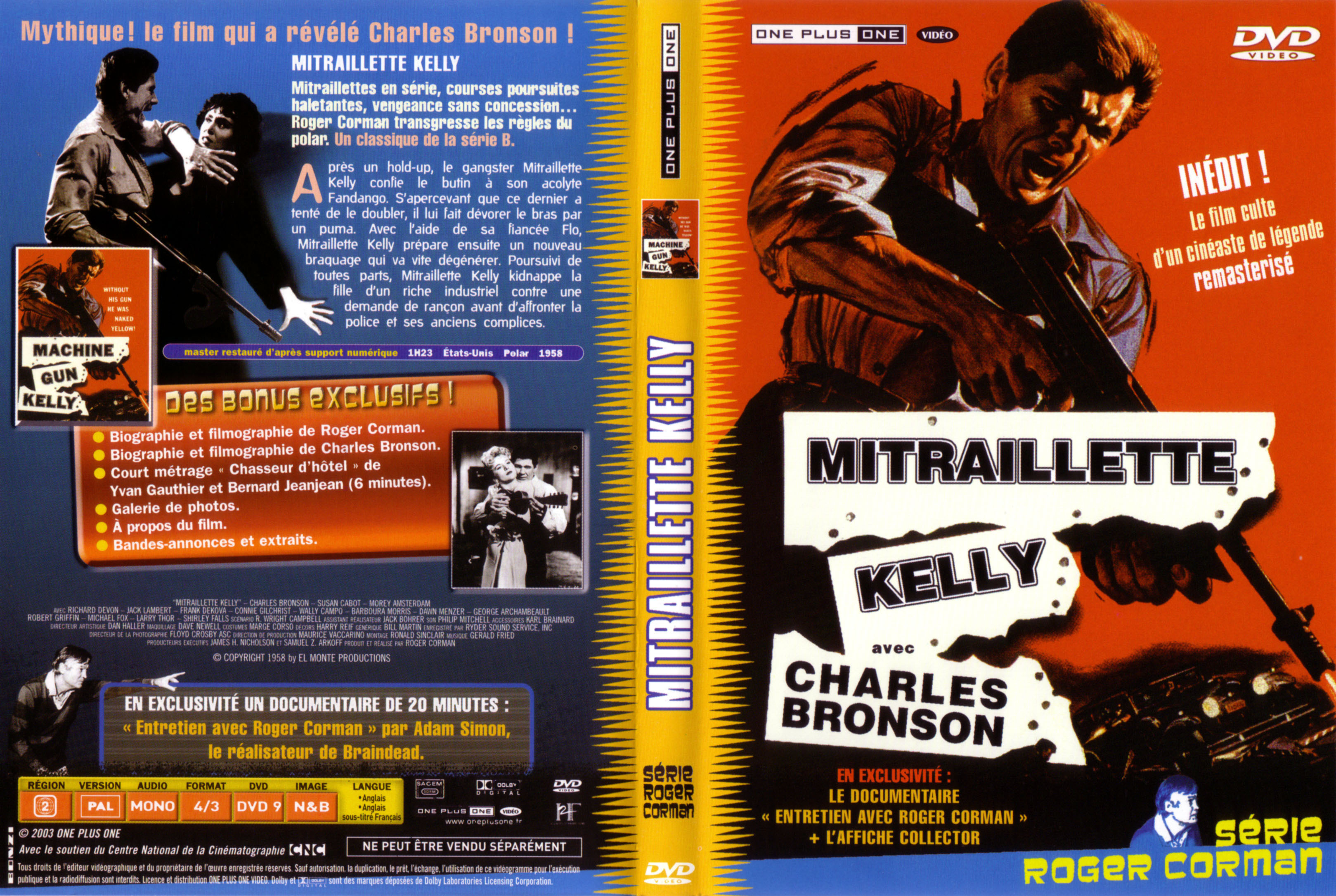 Jaquette DVD Mitraillette kelly