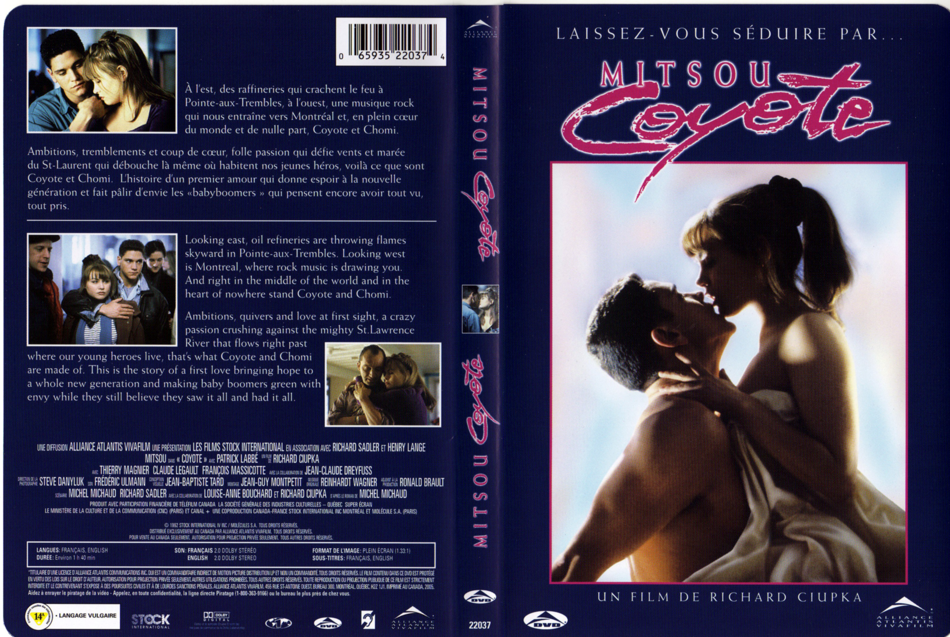 Jaquette DVD Mitsou Coyote